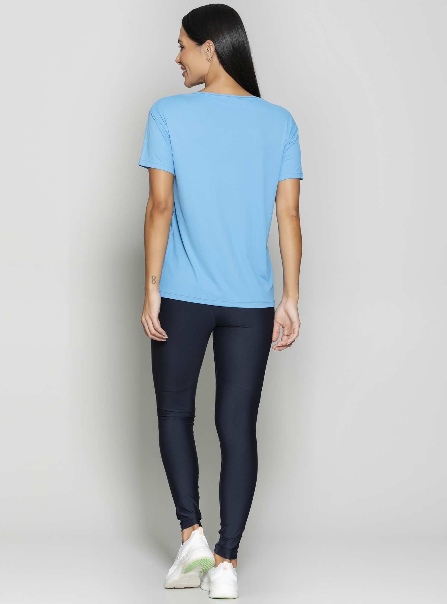 Blusa Run More Power Pace Azul 38