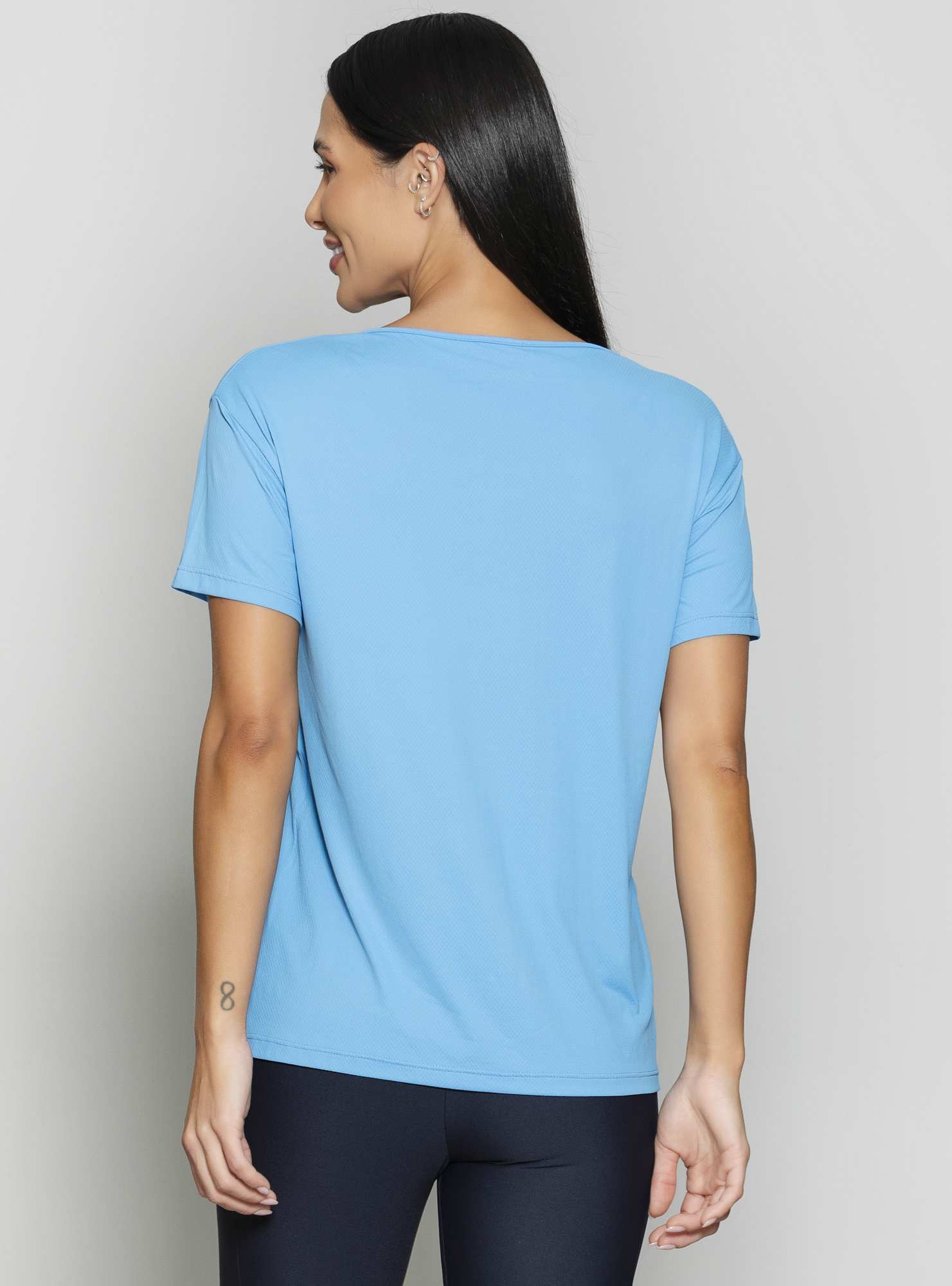 Blusa Run More Power Pace Azul 38