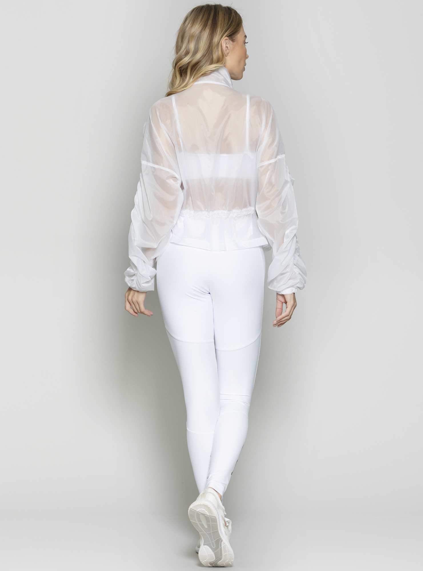 Jaqueta Com Gola Utility Branco