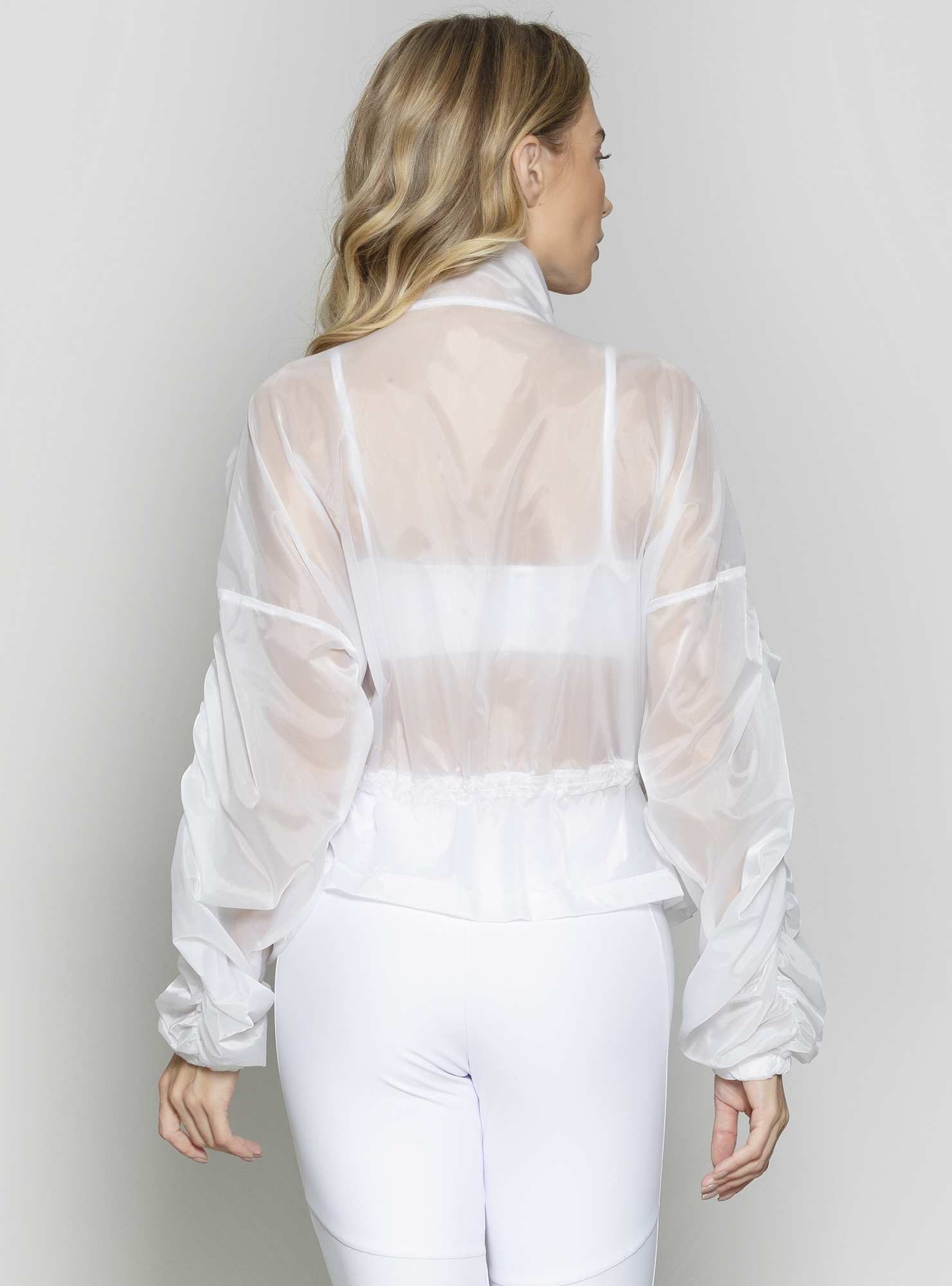 Jaqueta Com Gola Utility Branco