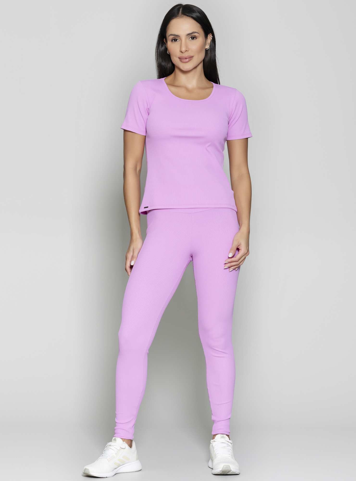 Blusa Canelada Roxo 22