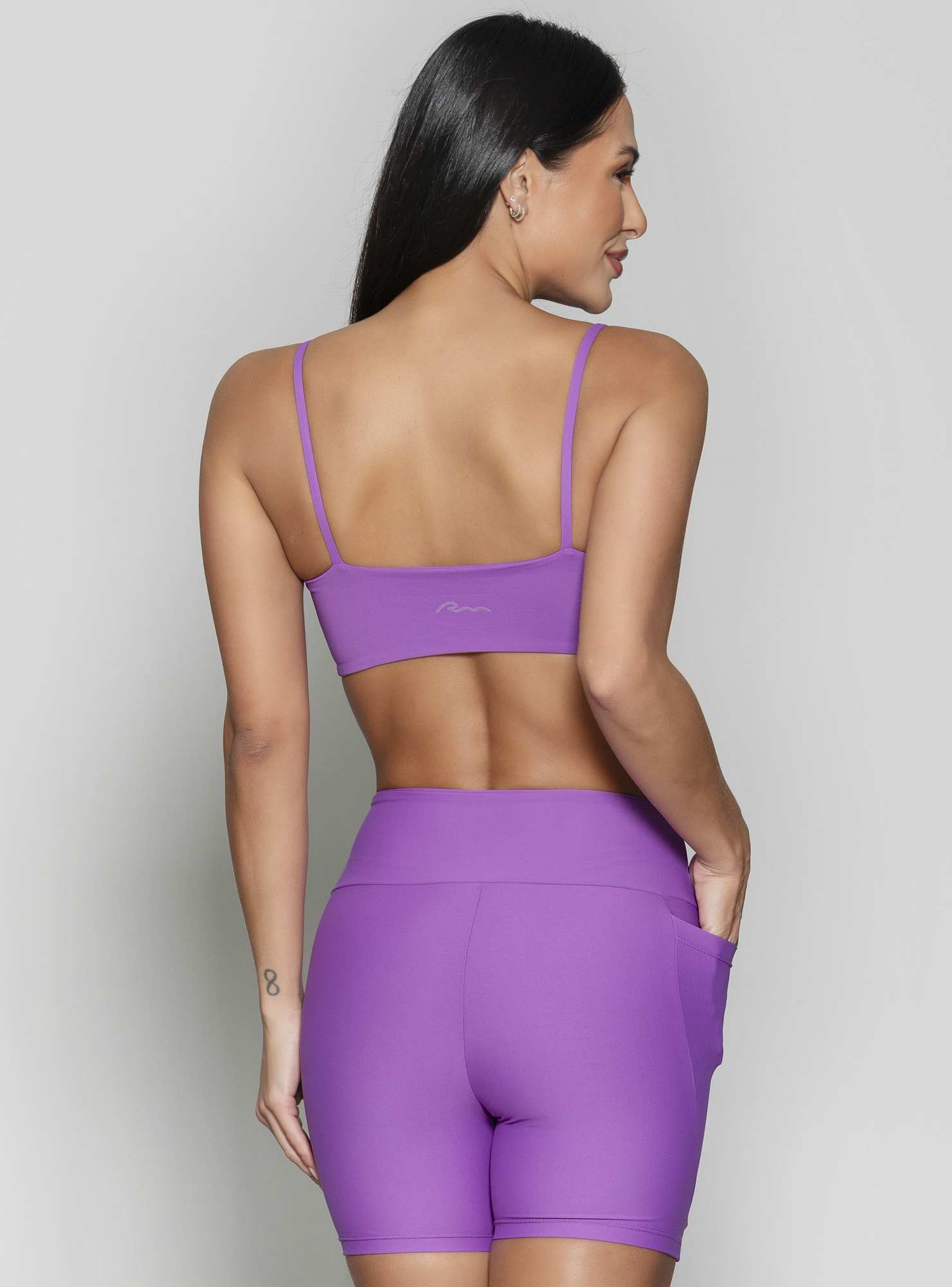 Top Faixa Com Alças Essencial Roxo 07