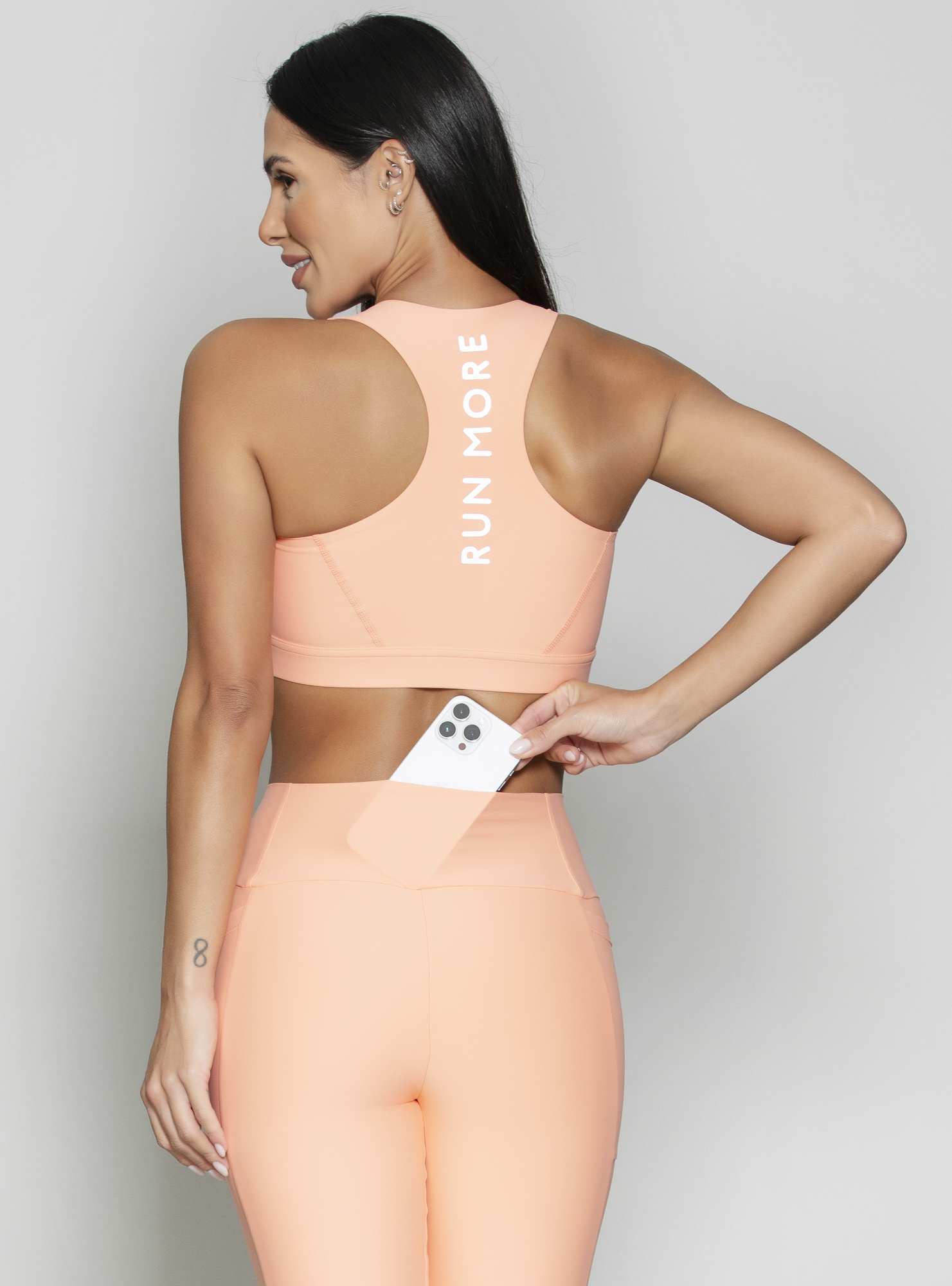 Legging Blocking Power Pace Laranja 24