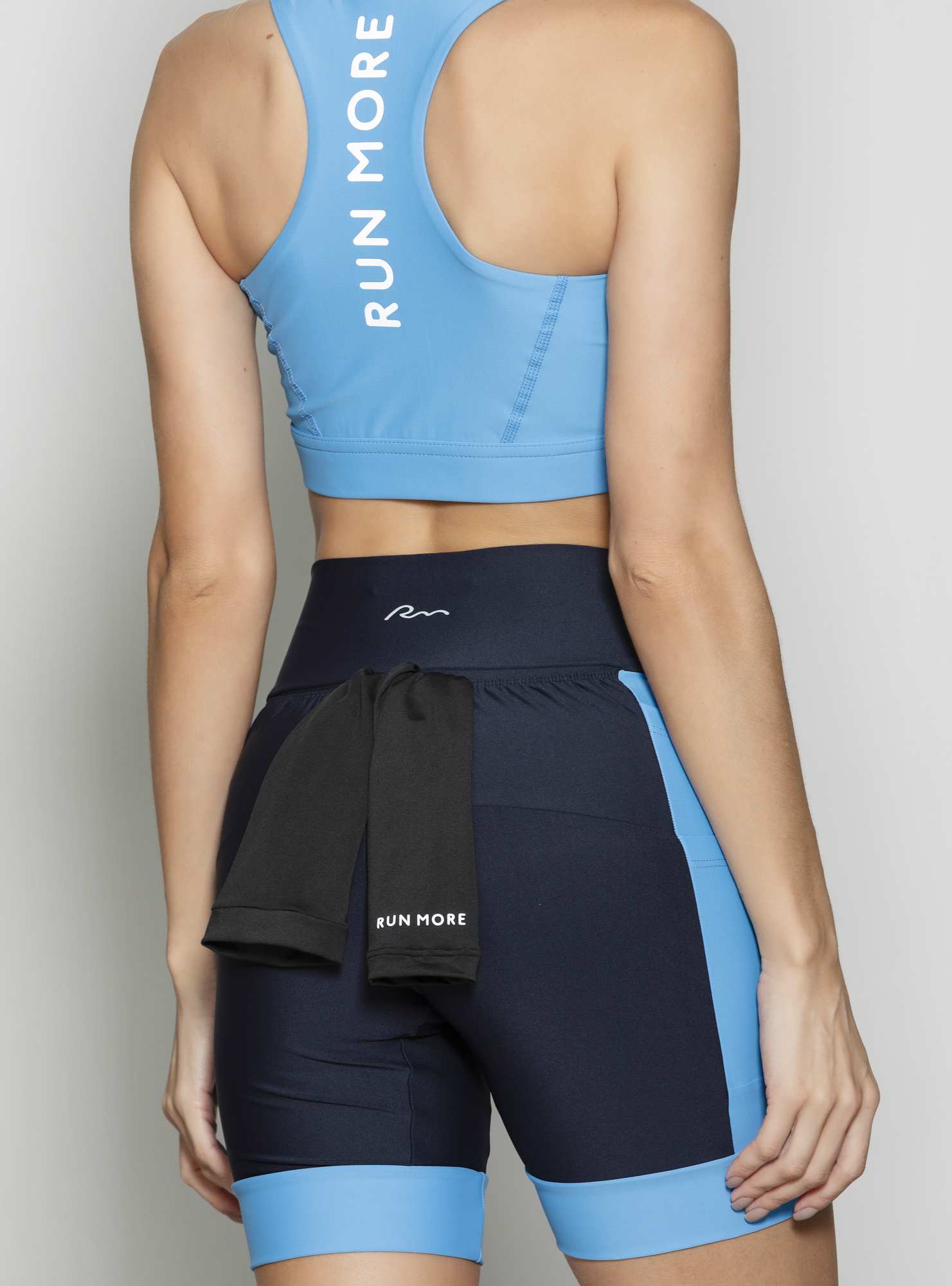 Bermuda 6 Bolsos Power Pace Preto / Azul 38