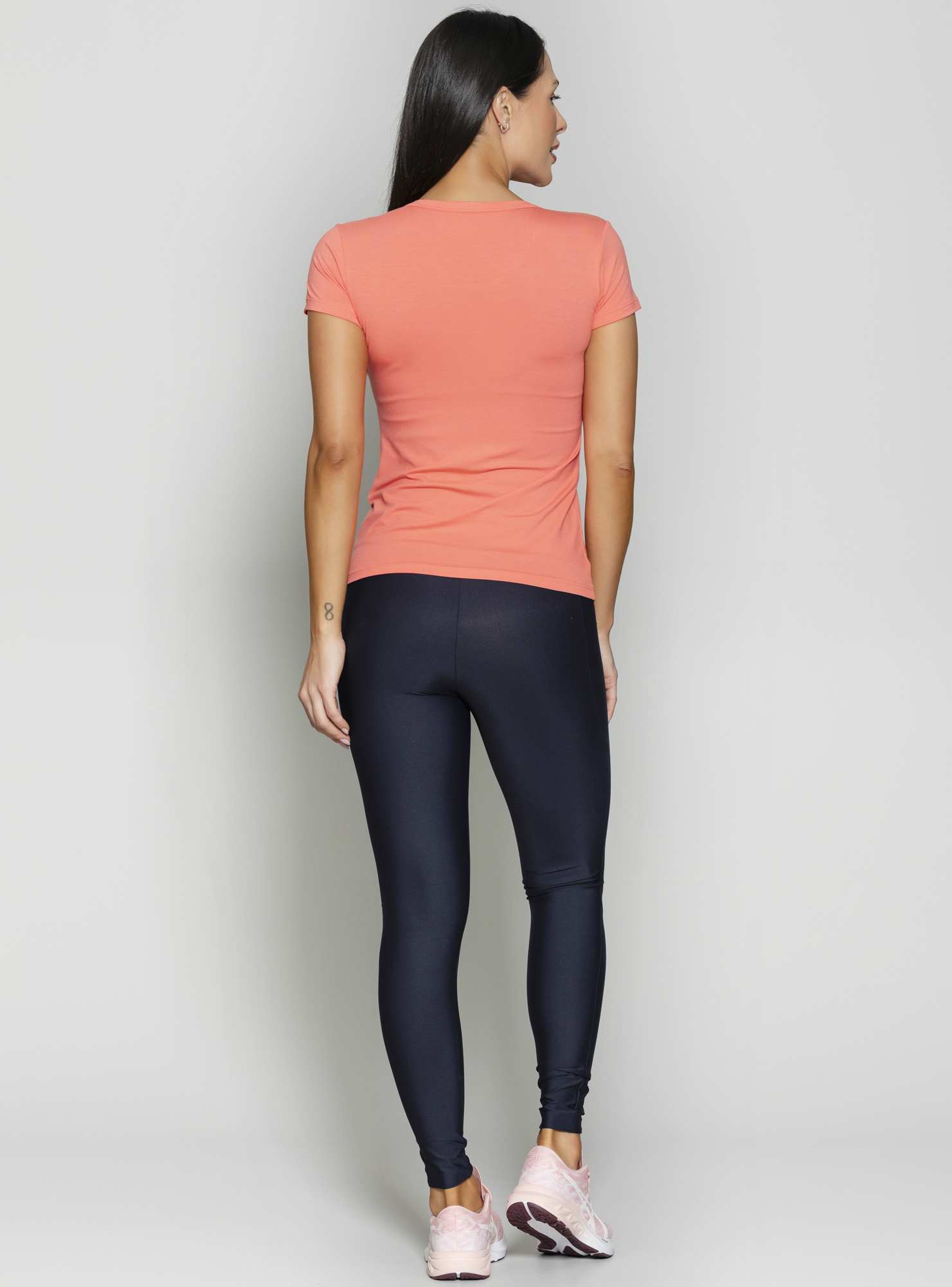 Baby Look Athleisure Laranja 14