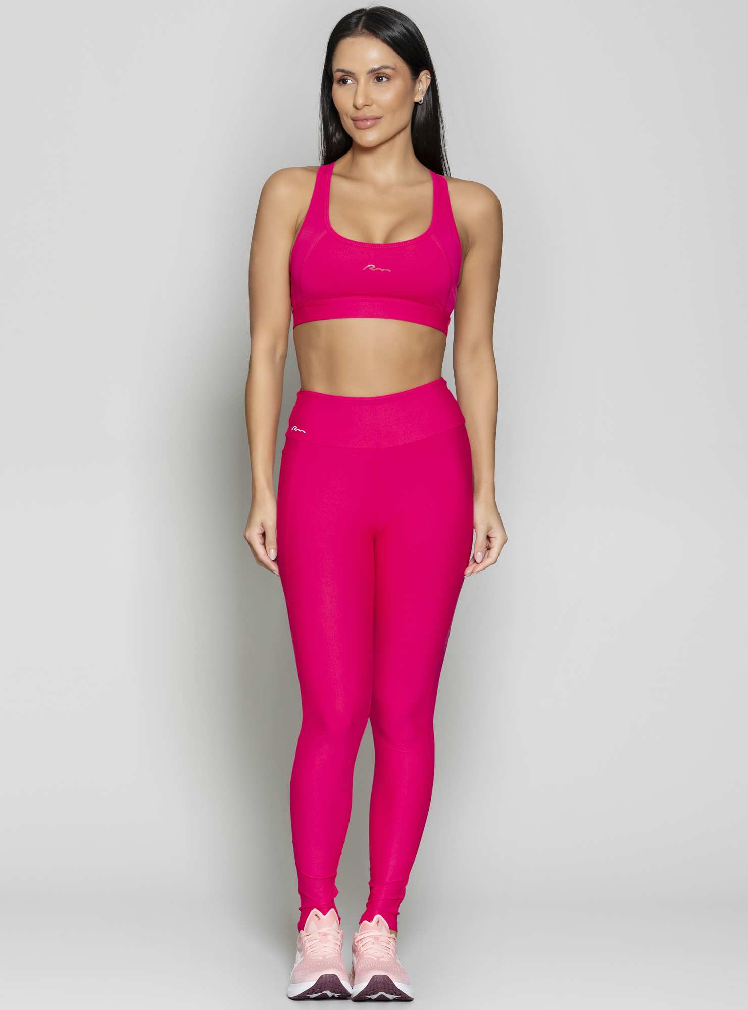 Legging Com Bolso Essencial Rosa 07