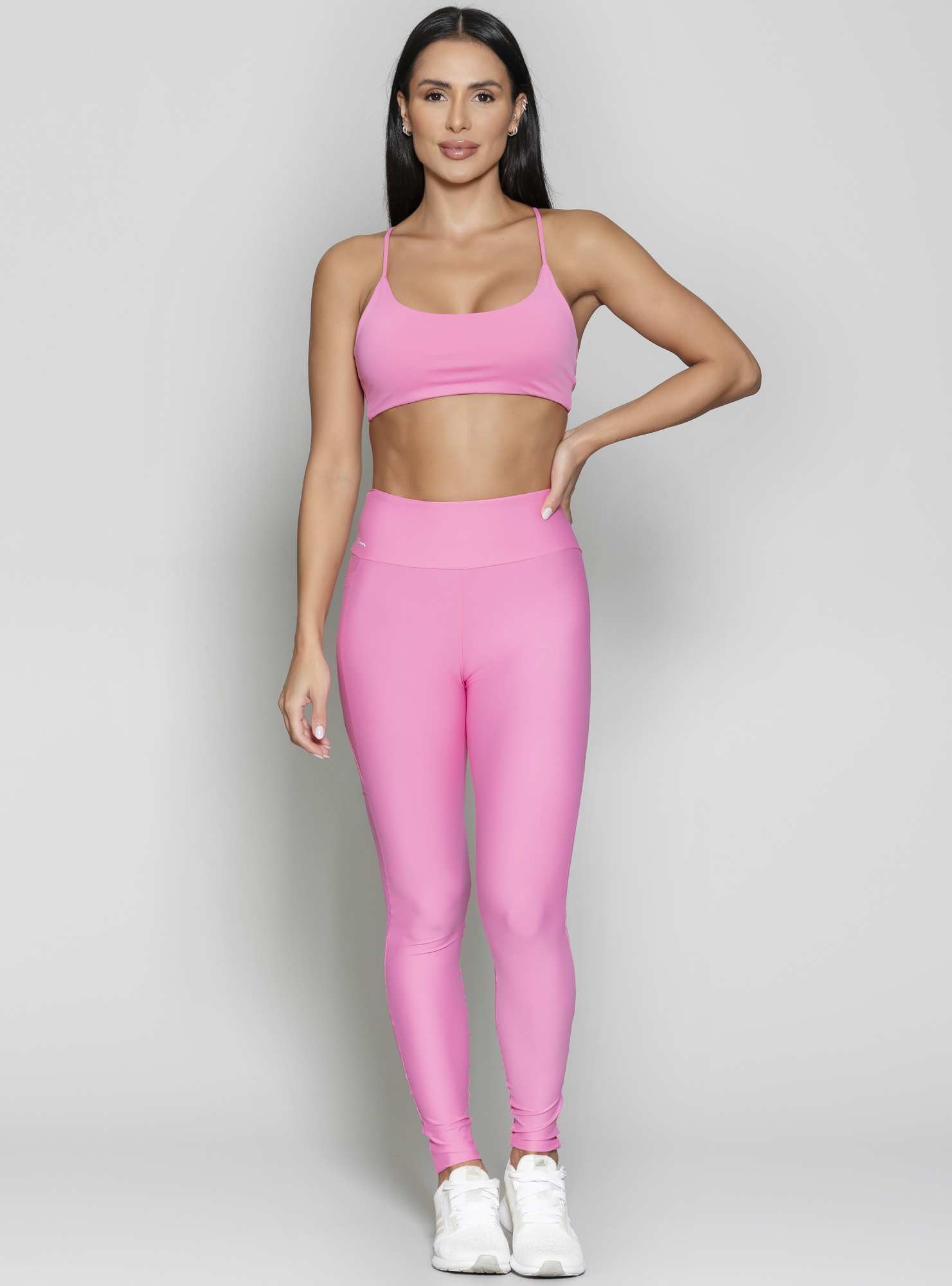 Legging Blocking Essencial Rosa 19