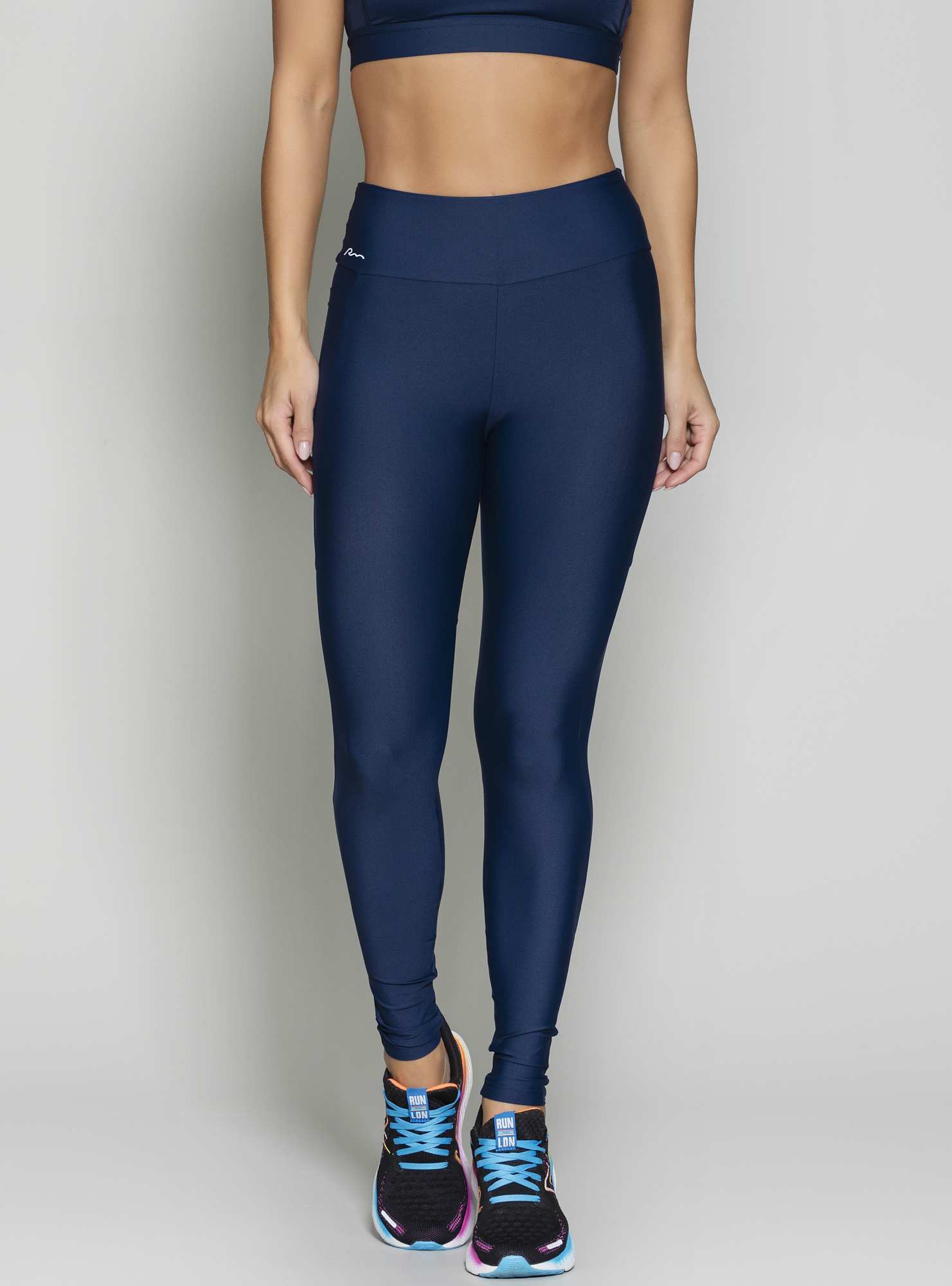 Legging Blocking Essencial Azul 21