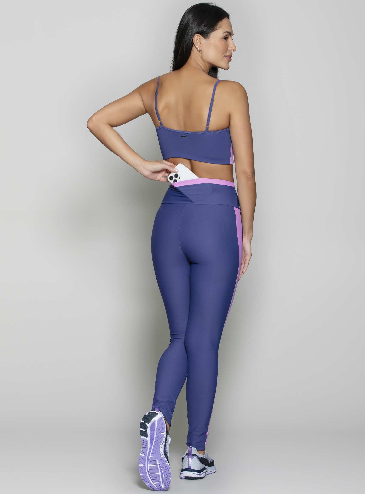Top Leve Sustentação Not so Classic Azul 39 / Roxo 22