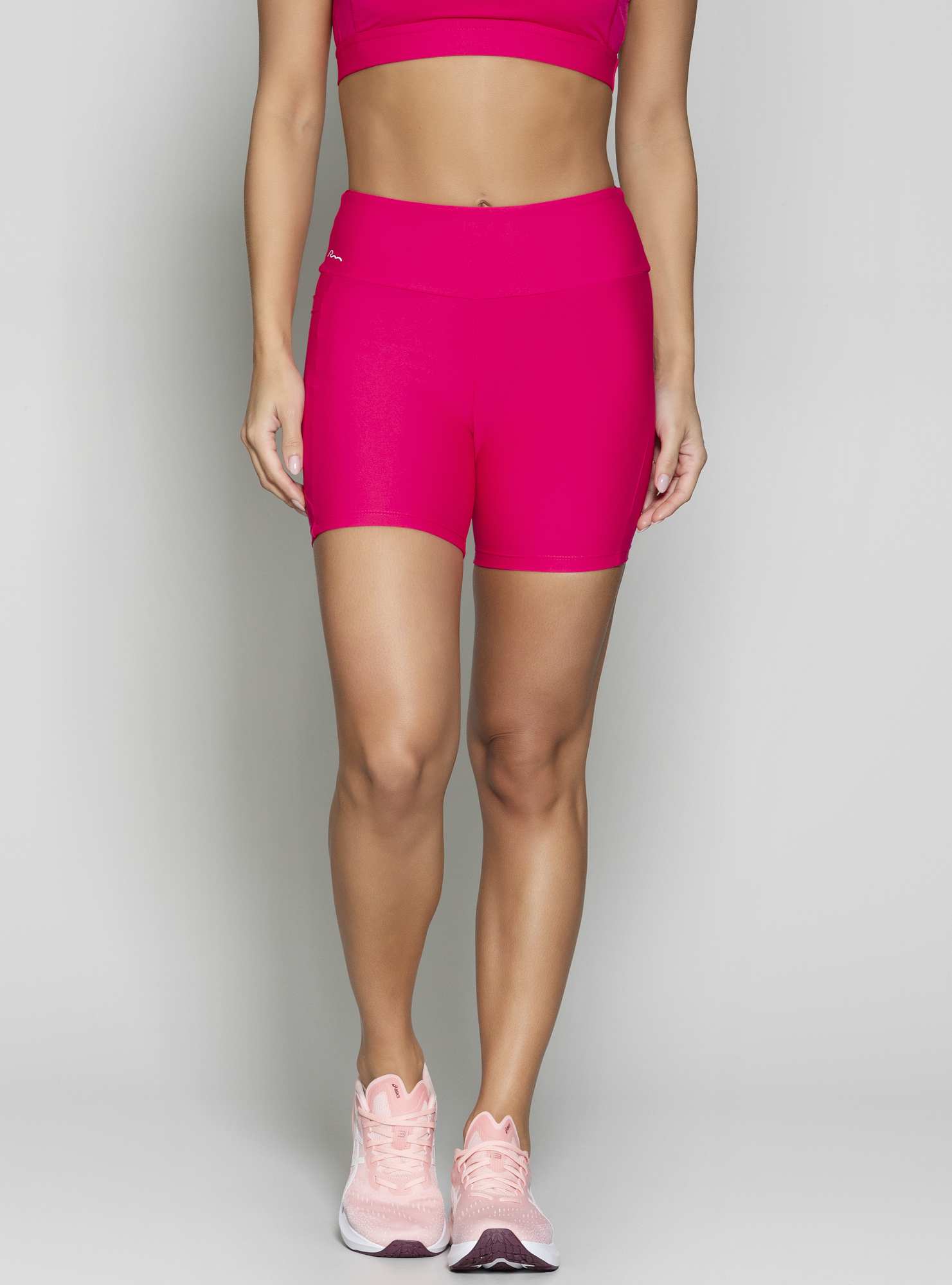Bermuda Com Bolso Essencial Rosa 07