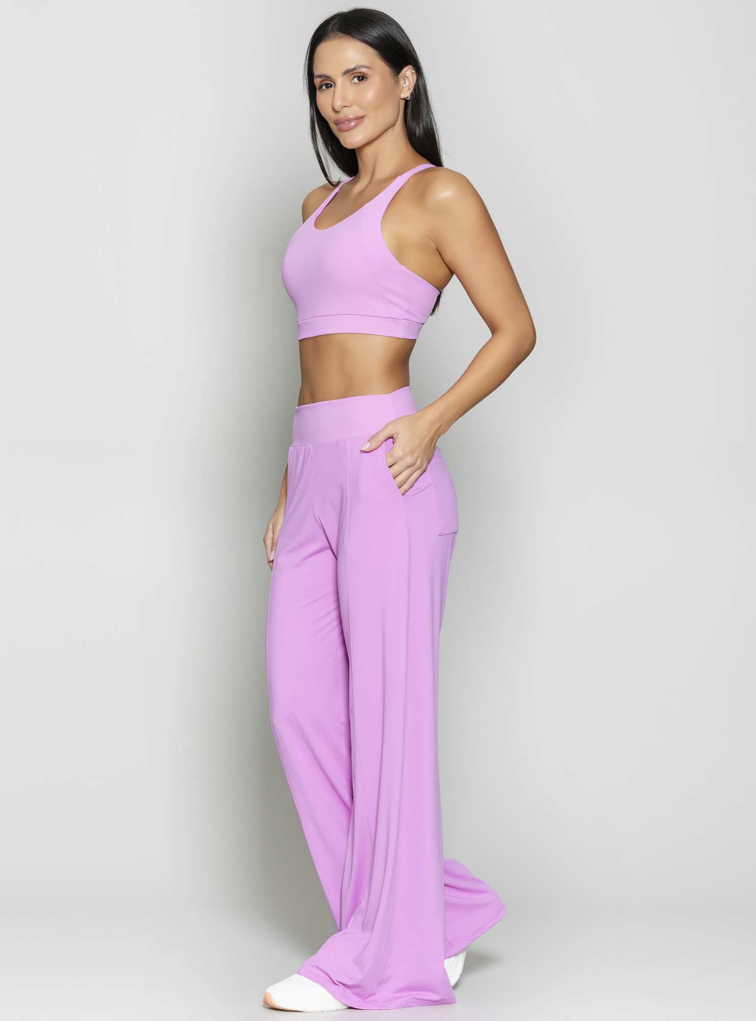 Calça Pantalona Not So Classic Roxo 22