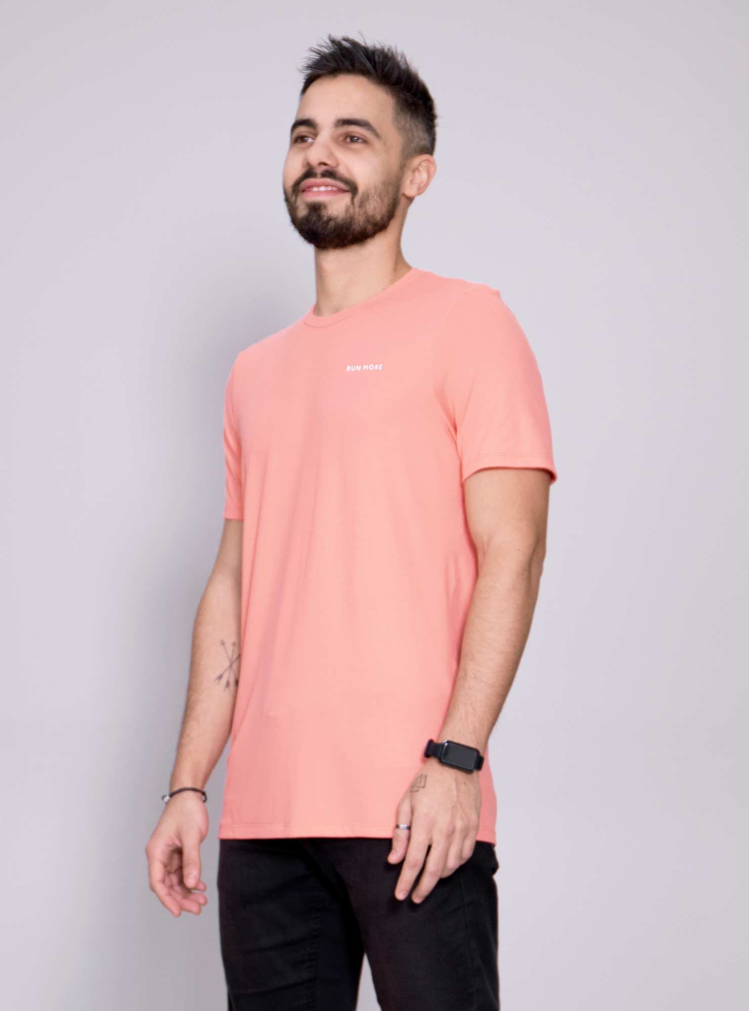 Camiseta Masculina Essencial Laranja 20