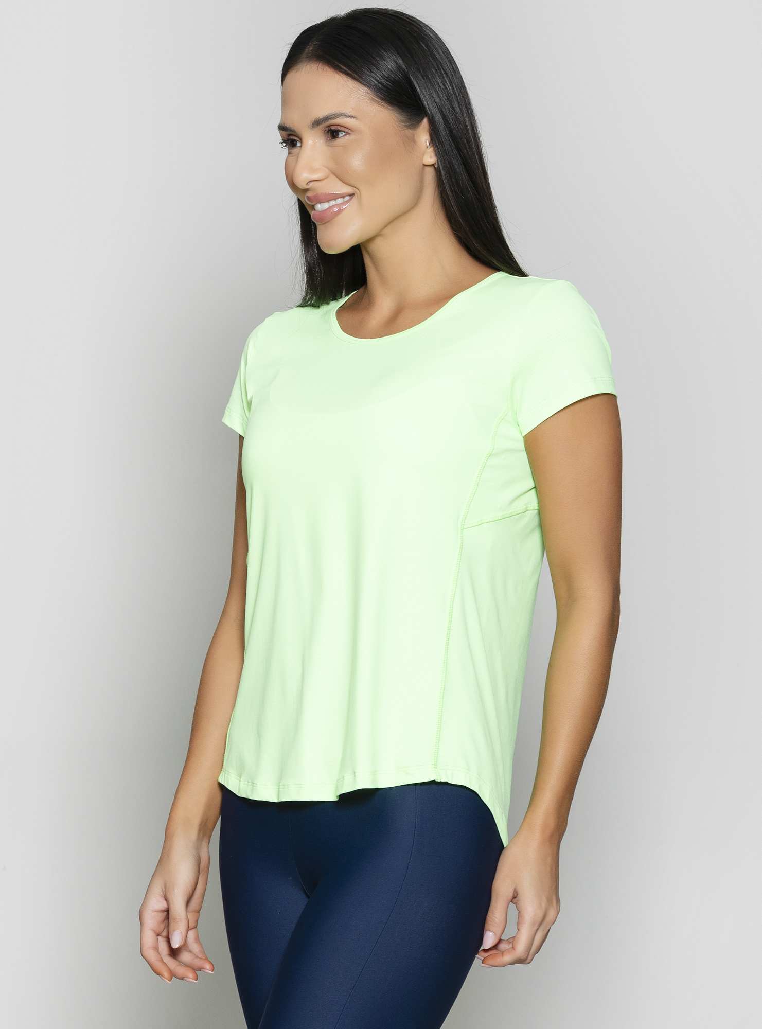 Blusa Alongada Fly Verde 09