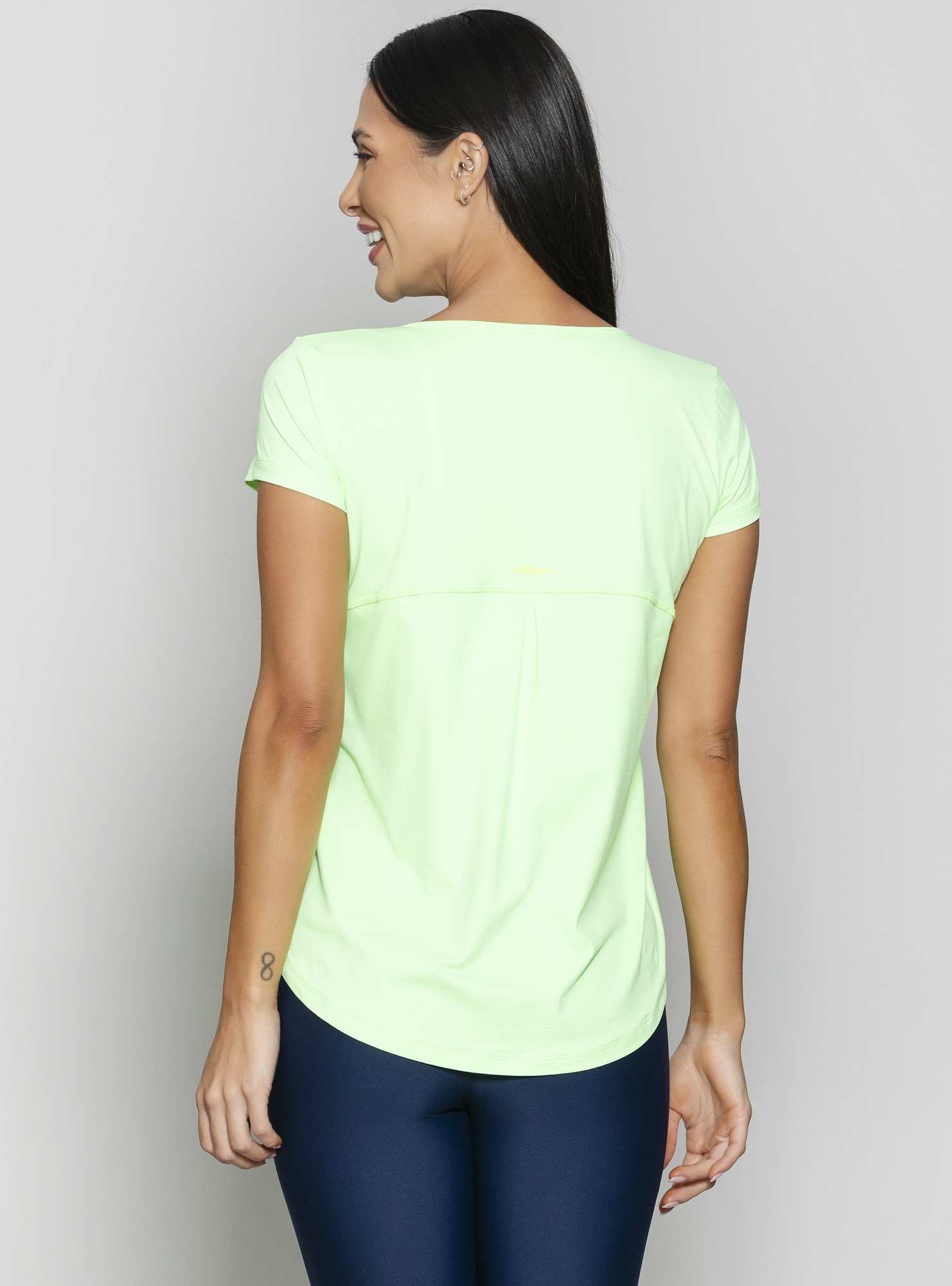 Blusa Alongada Fly Verde 09