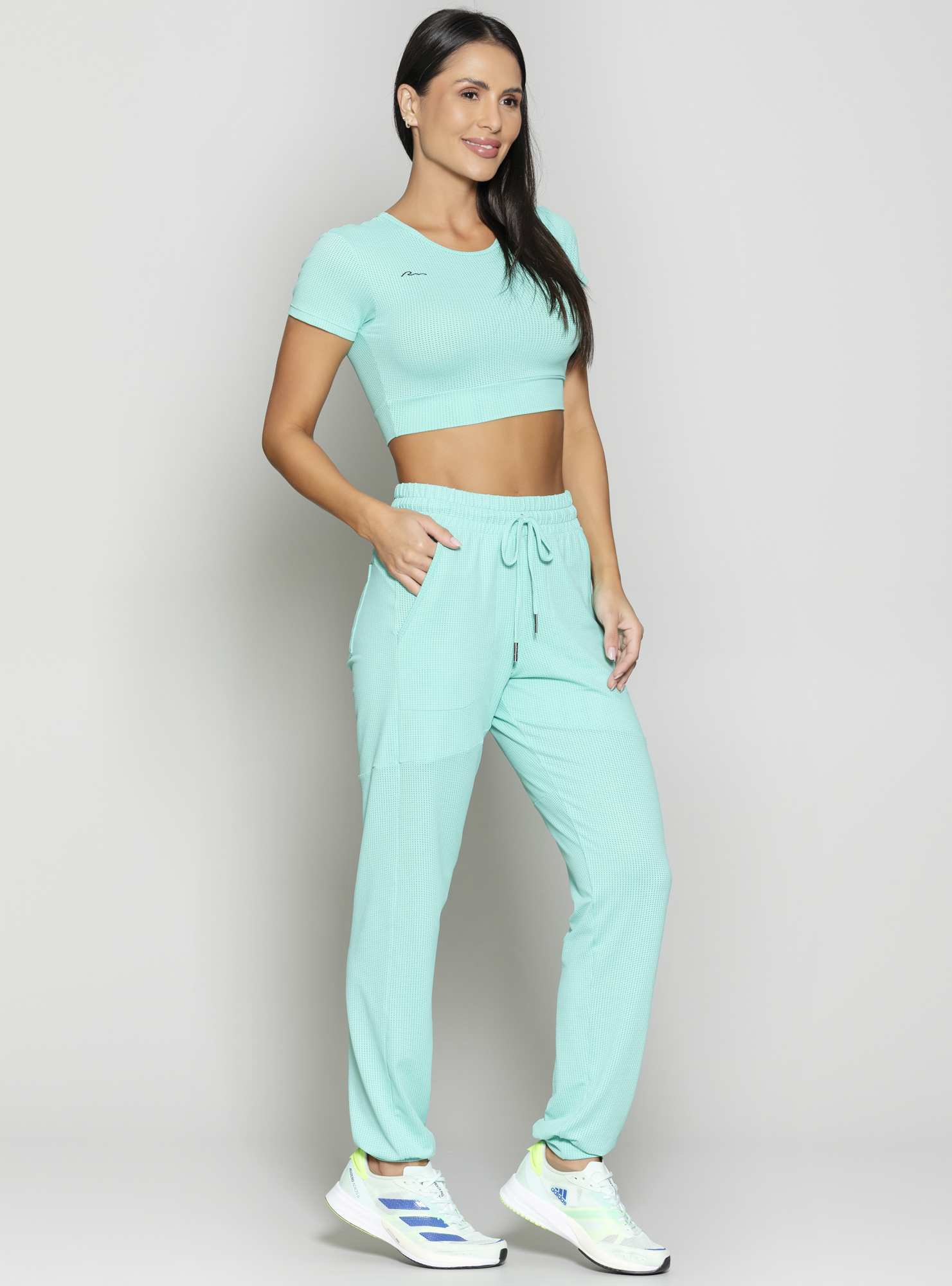 Blusa Cropped Essencial Verde 14