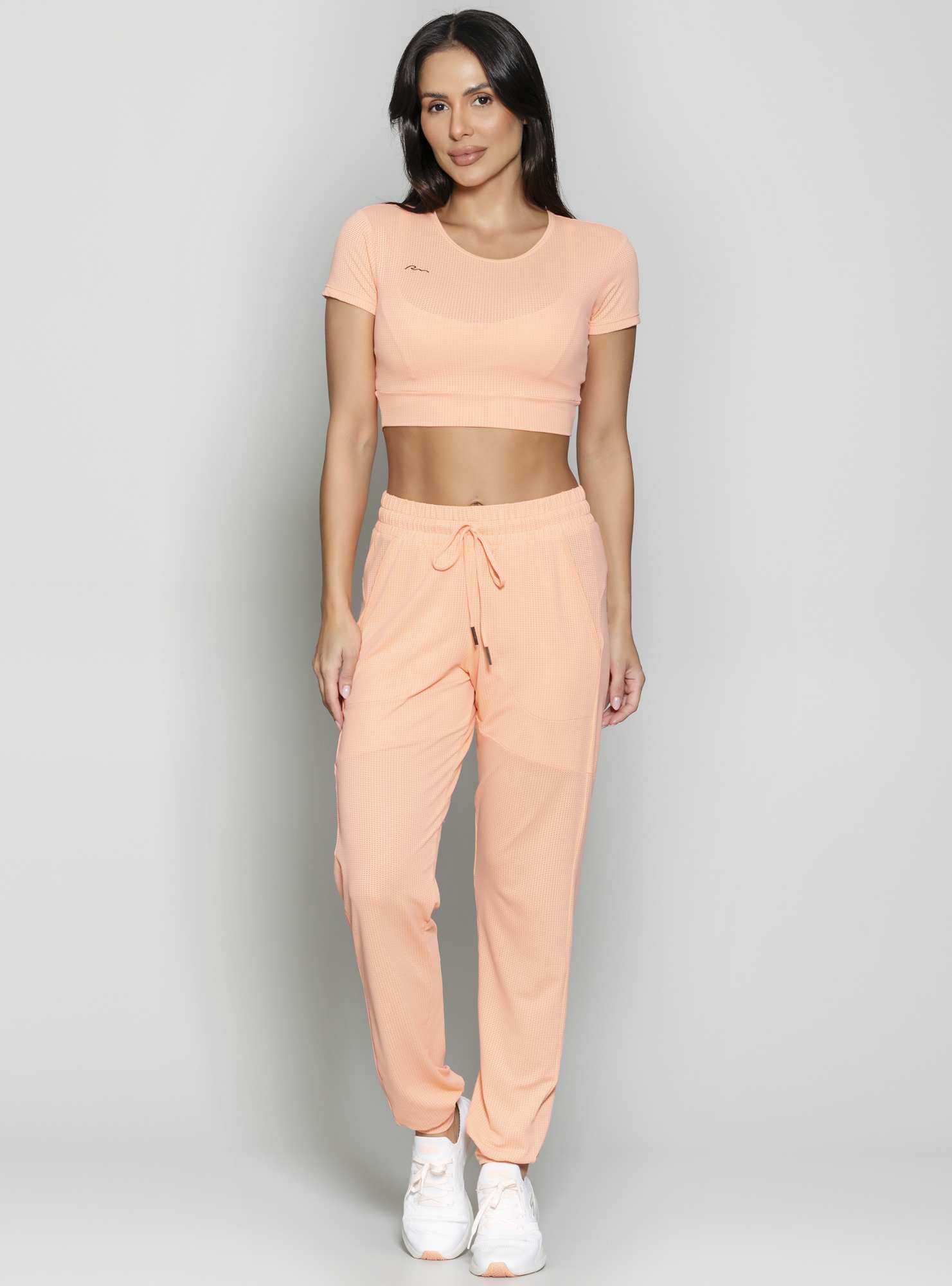 Blusa Cropped Essencial Laranja 24
