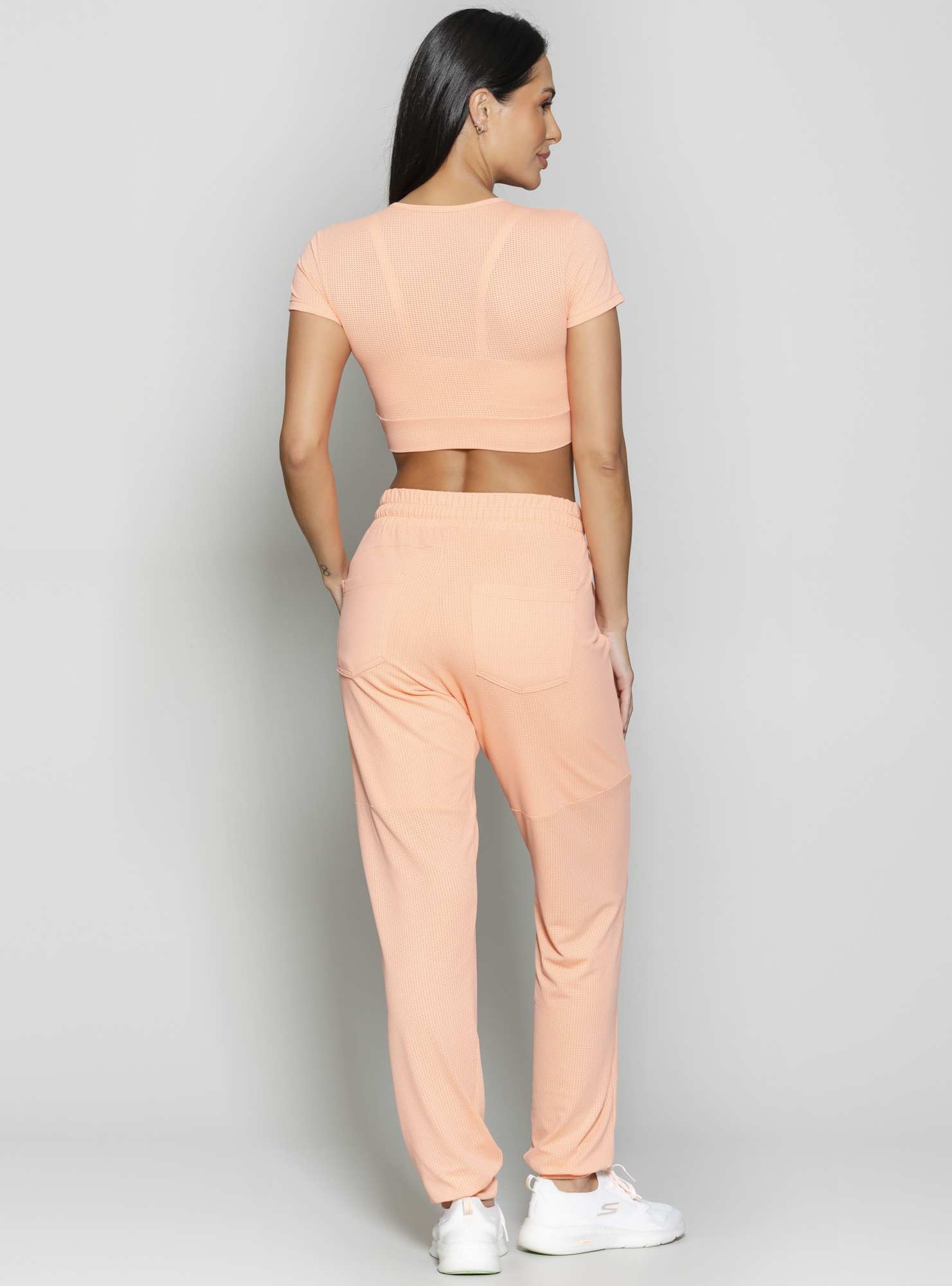 Blusa Cropped Essencial Laranja 24