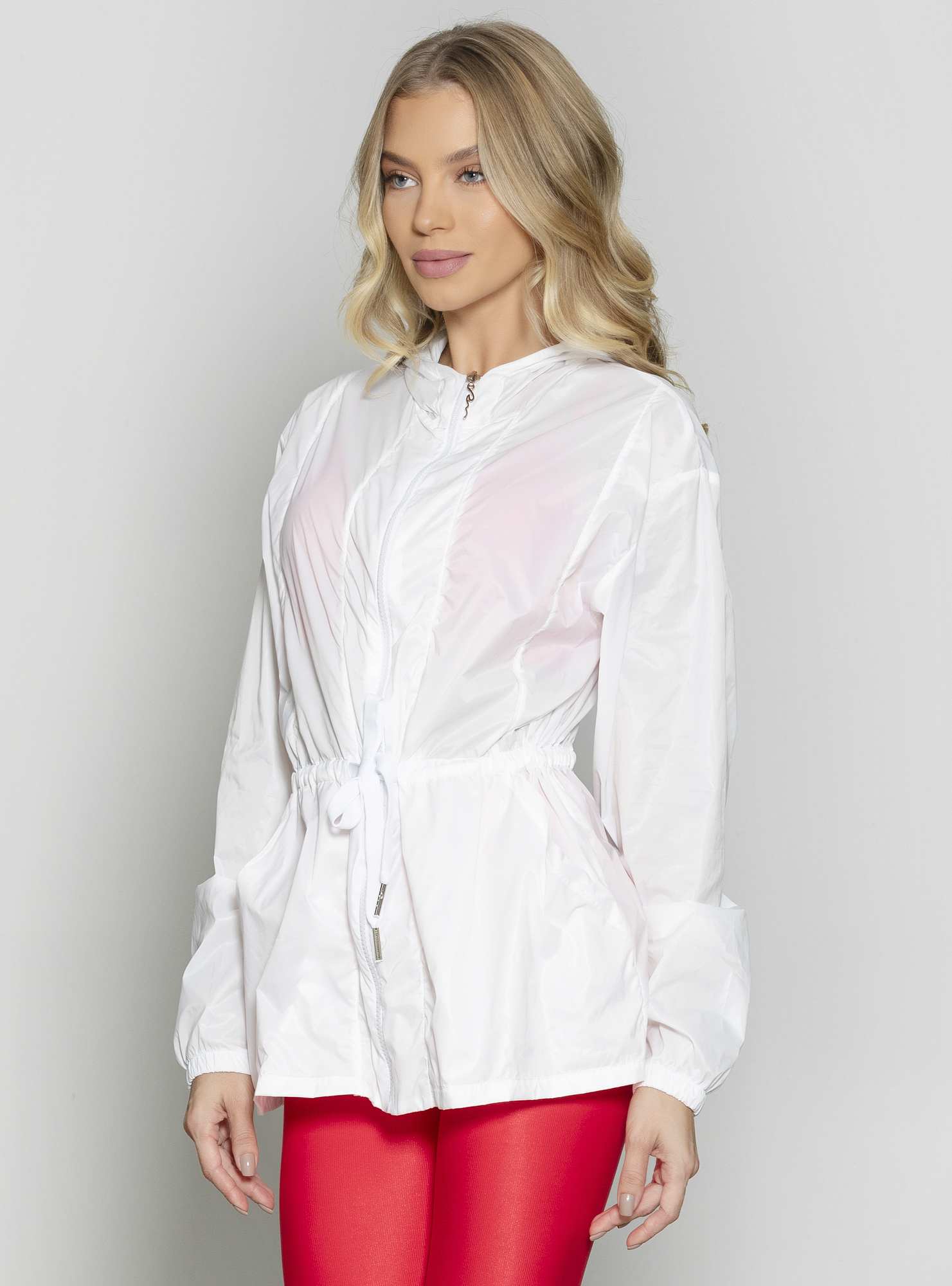 Jaqueta Alongada Utility Branco