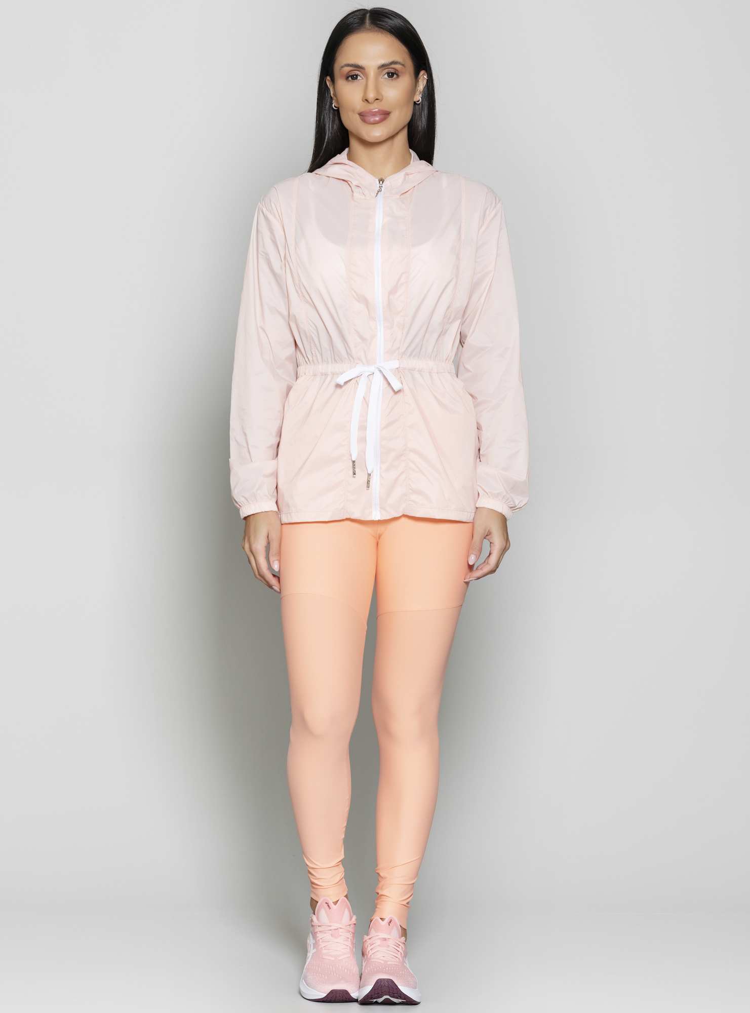 Jaqueta Alongada Utility Rosa 10