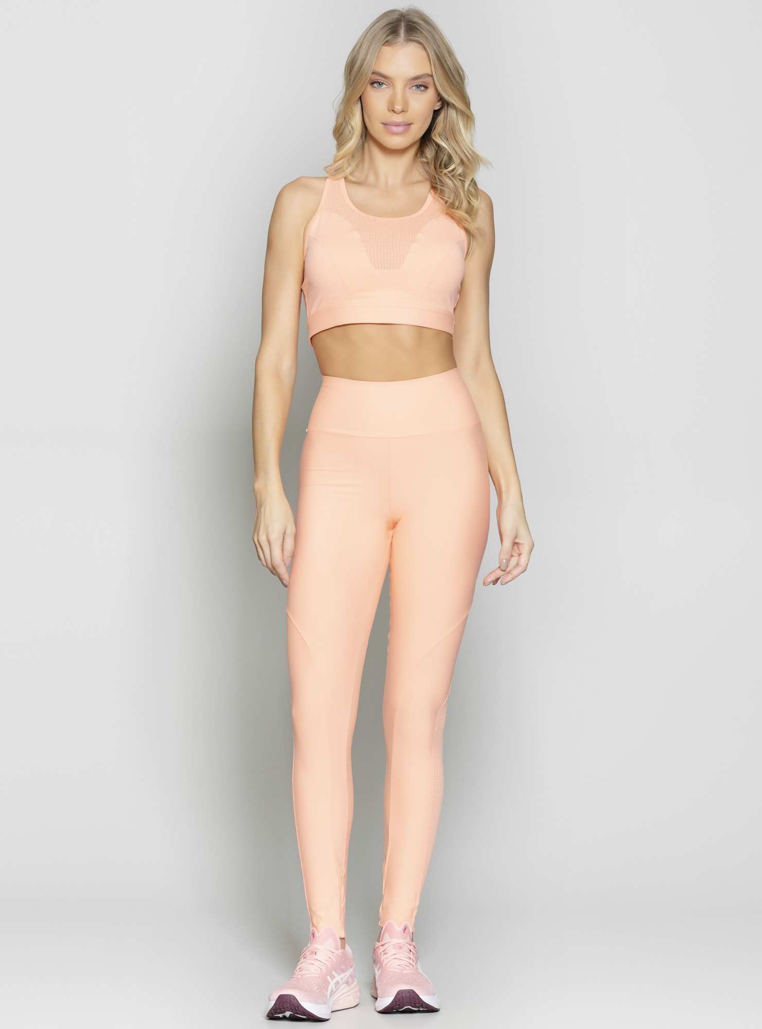 Legging Com Recortes Essencial Laranja 24