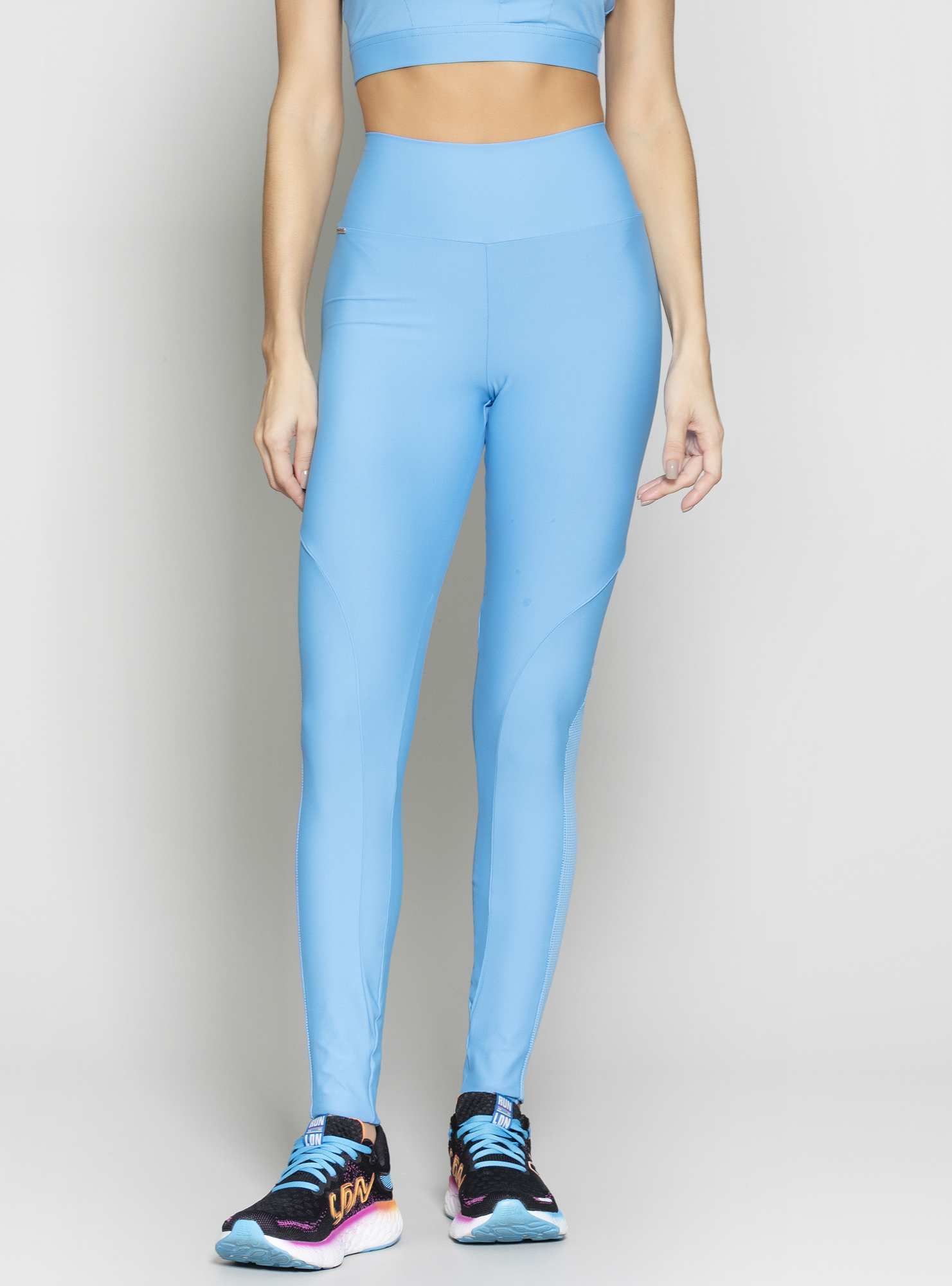 Legging Com Recortes Essencial Azul 38