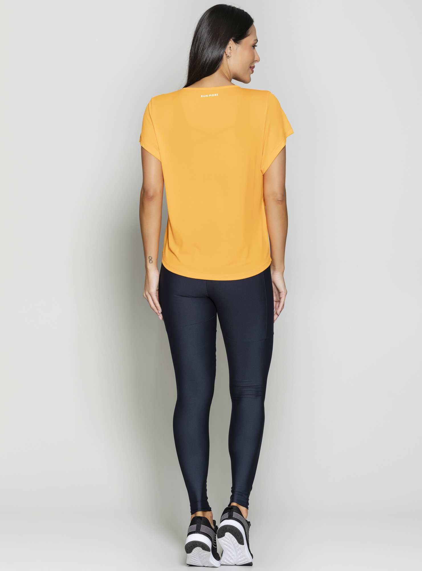 Blusa Decote Redondo Sport Laranja 21