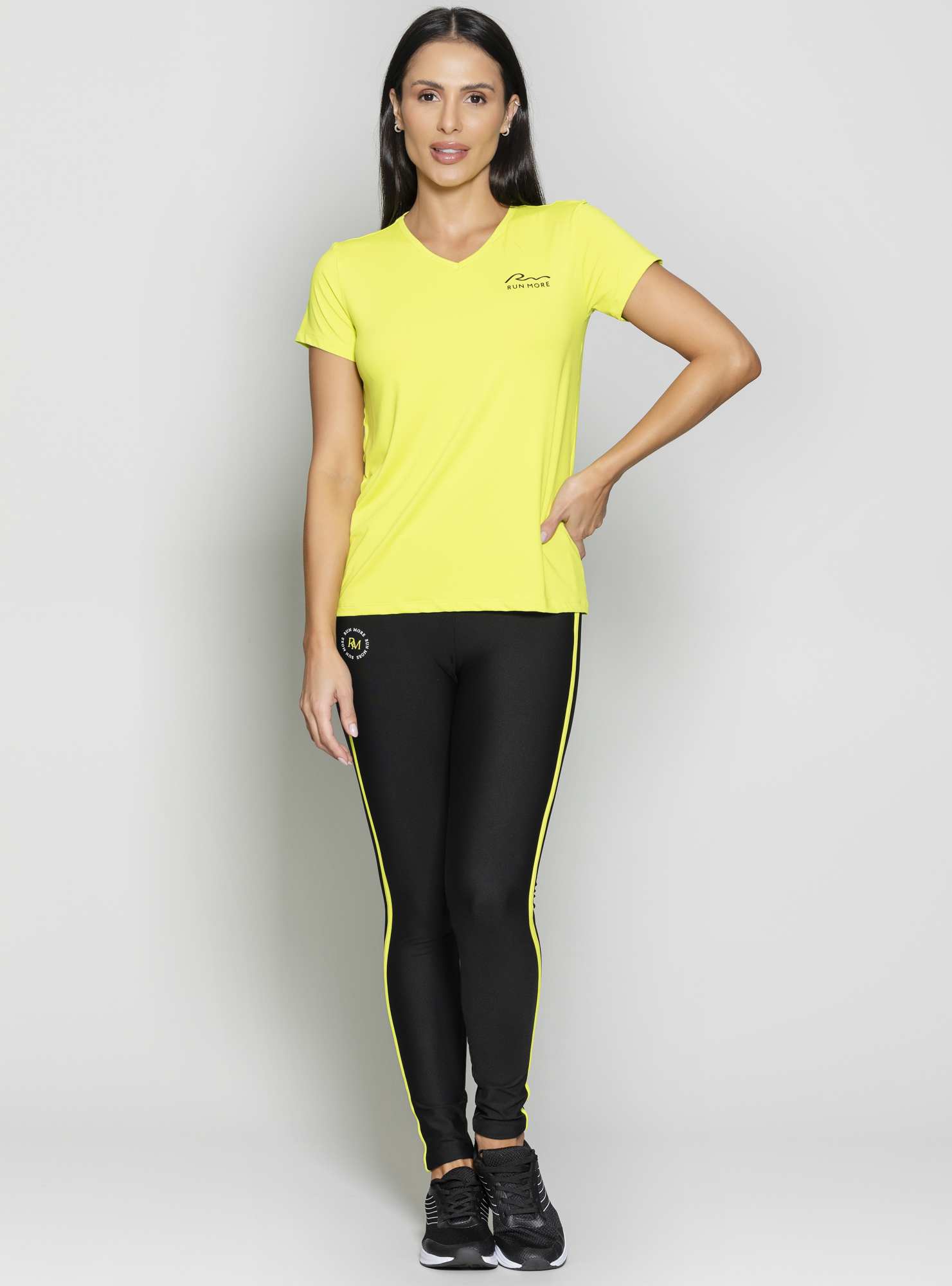 T-Shirt Essencial Verde 03 / Preto