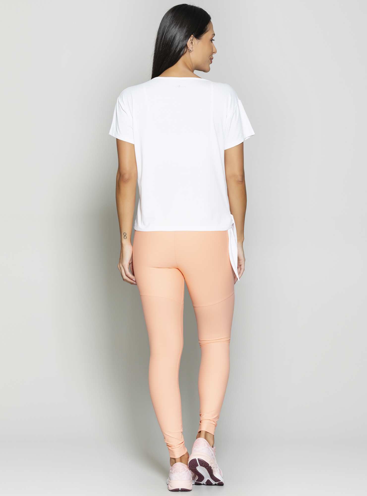 Blusa Com Amarração Essencial Branco