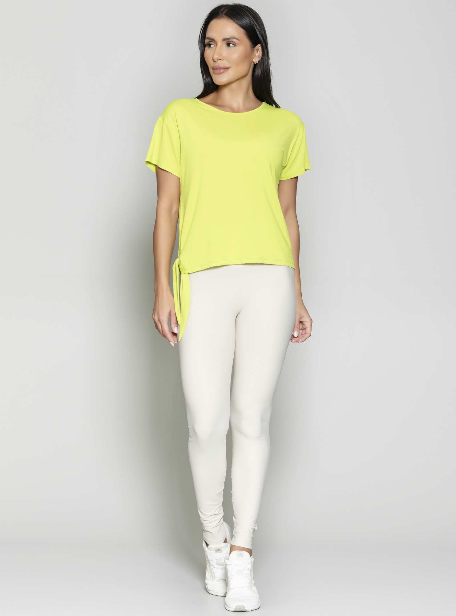 Blusa Com Amarração Essencial Verde 03