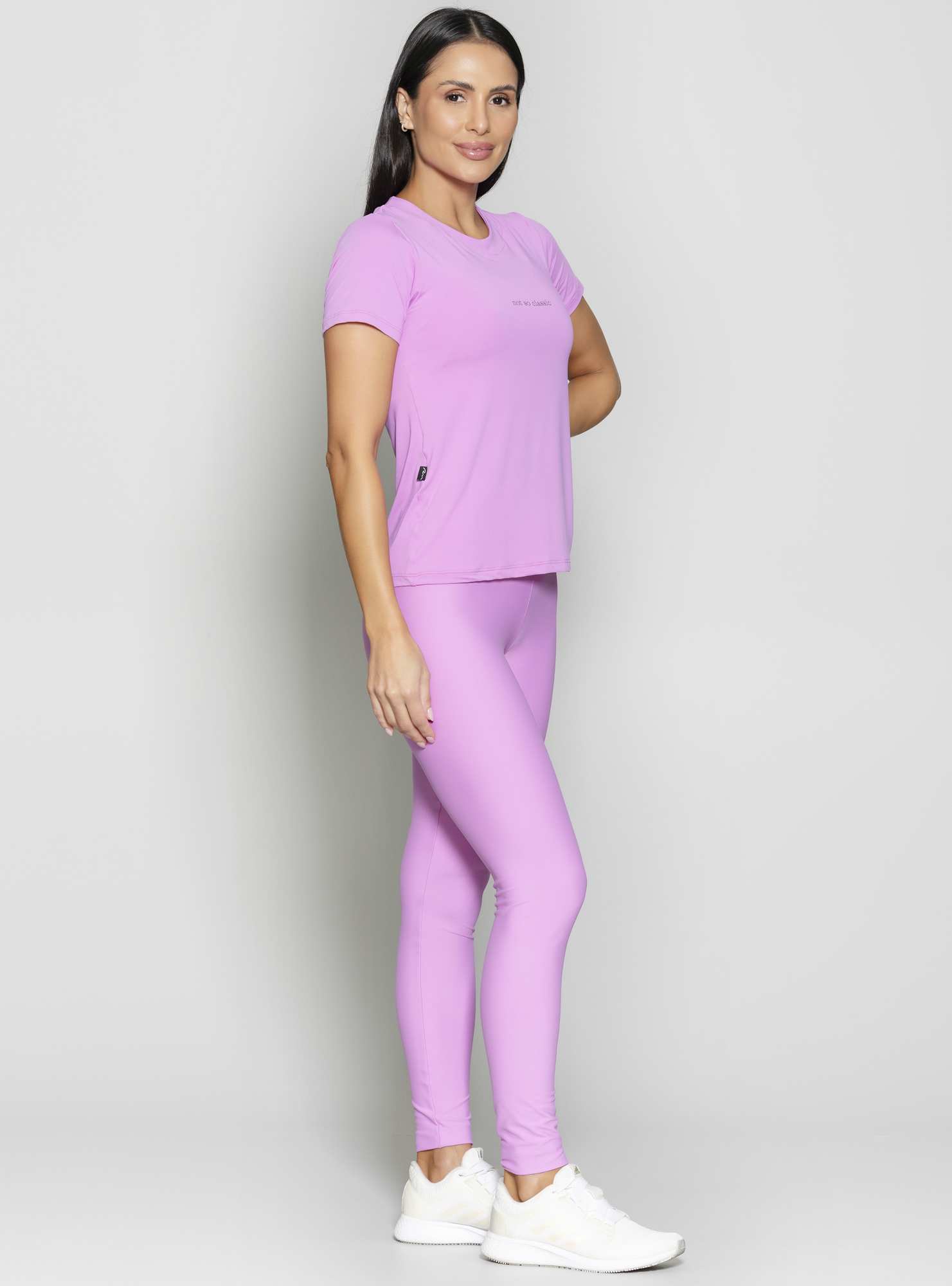 Baby Look Not So Classic Roxo 22 / Preto