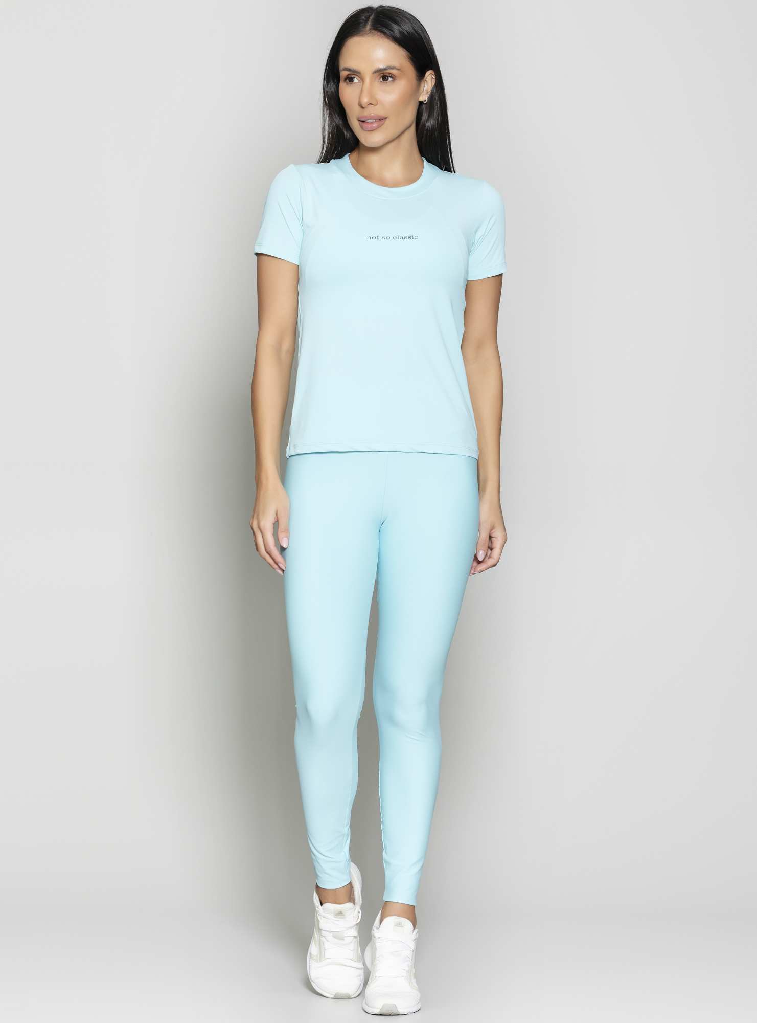 Baby Look Not So Classic Azul 22 / Preto