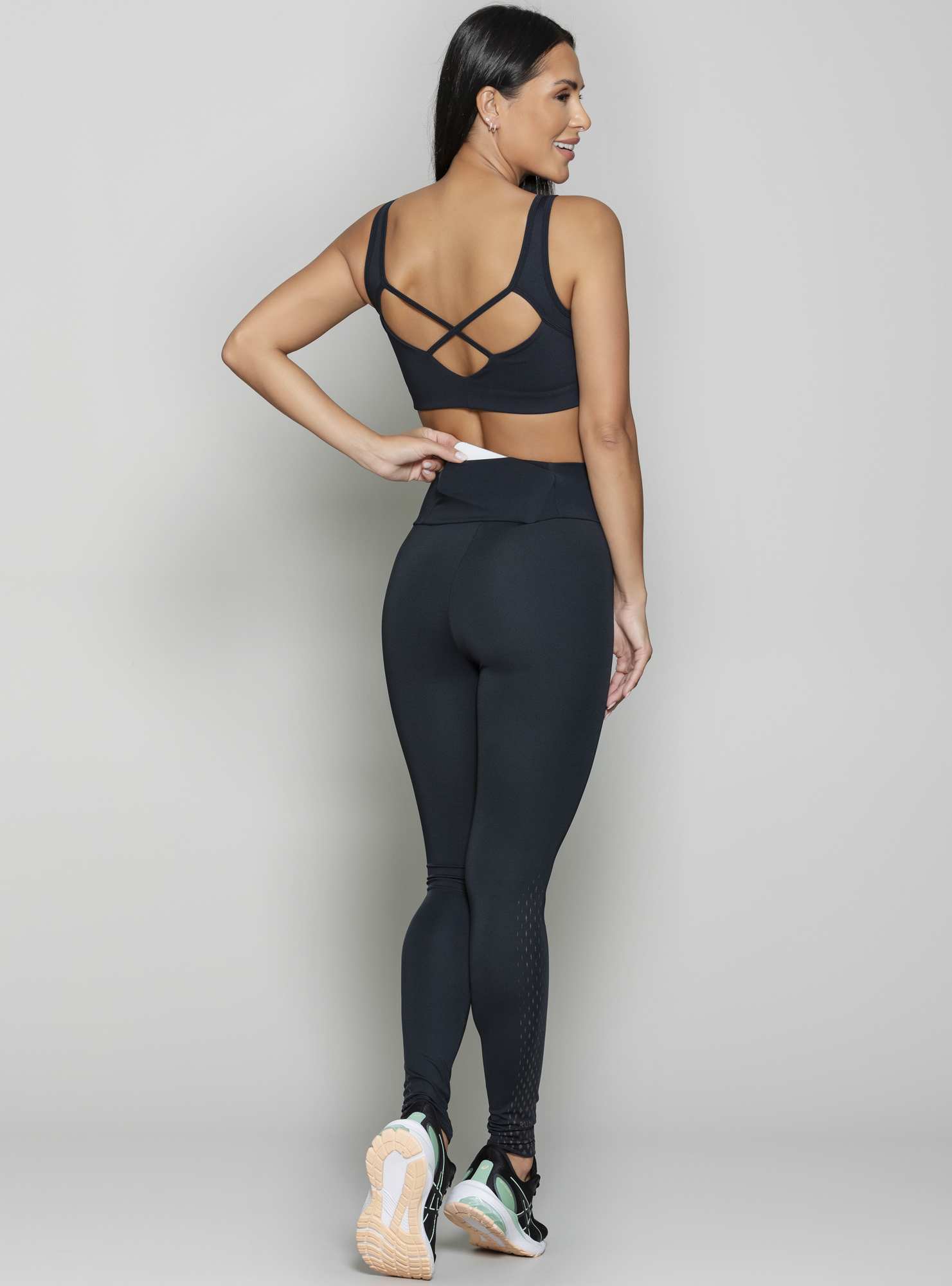 Legging Com Bolso Elevate Preto