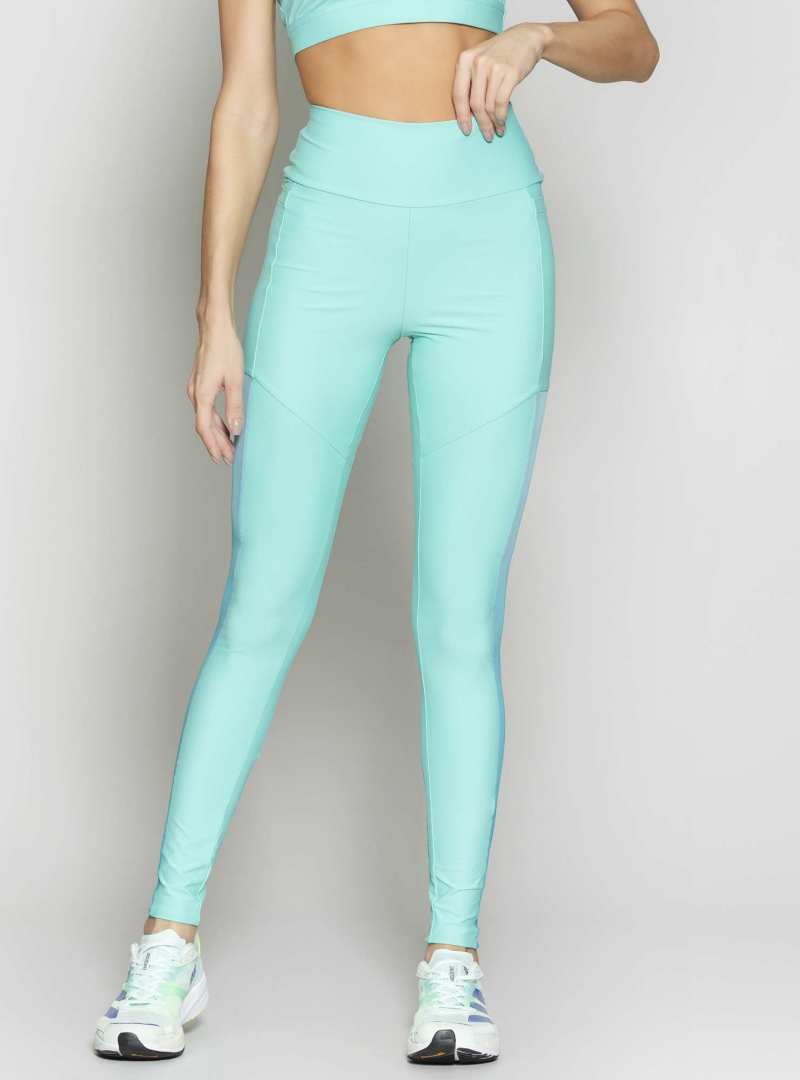 Legging Blocking Tule Verde 14 / Suf 128