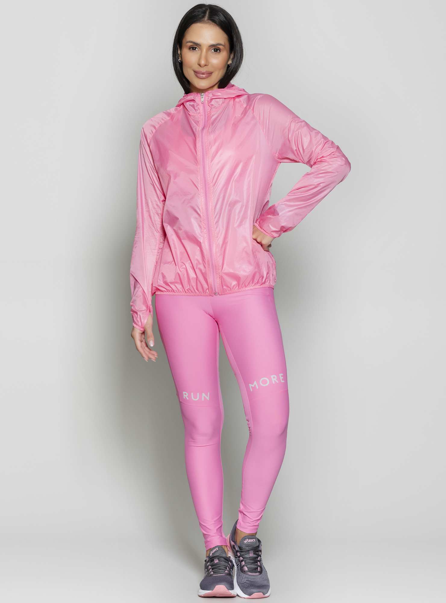 Jaqueta Corta-Vento Power Pace Rosa 19