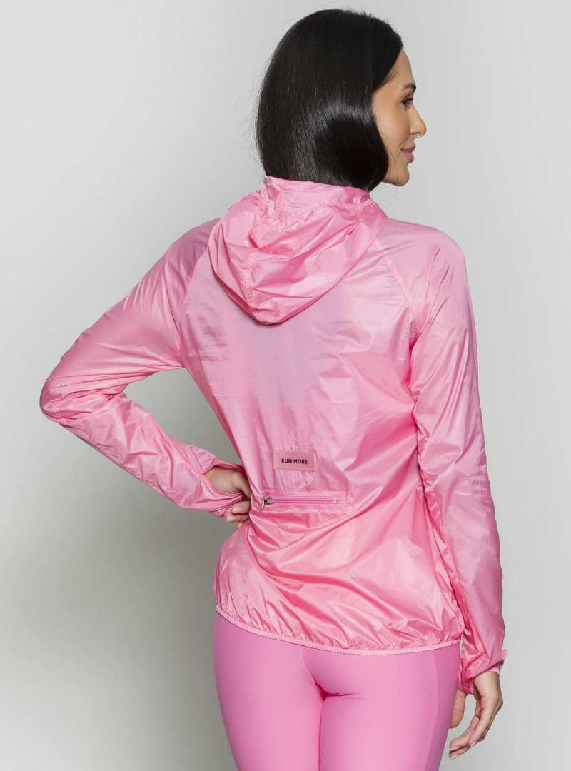 Jaqueta Corta-Vento Power Pace Rosa 19