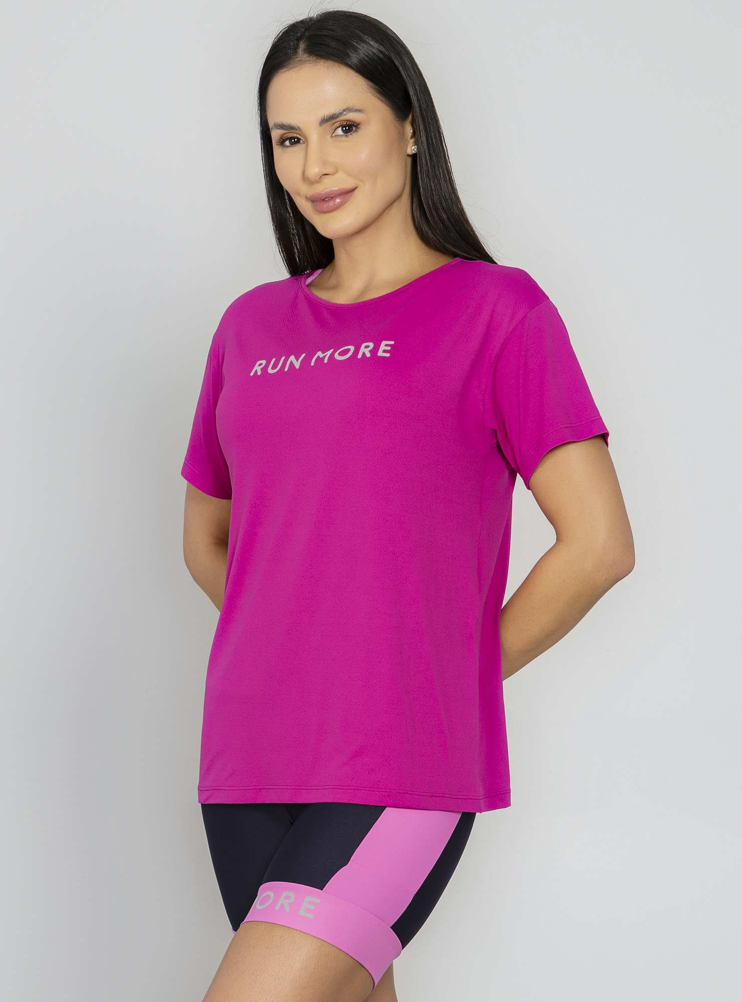 Blusa Run More Power Pace Rosa 89