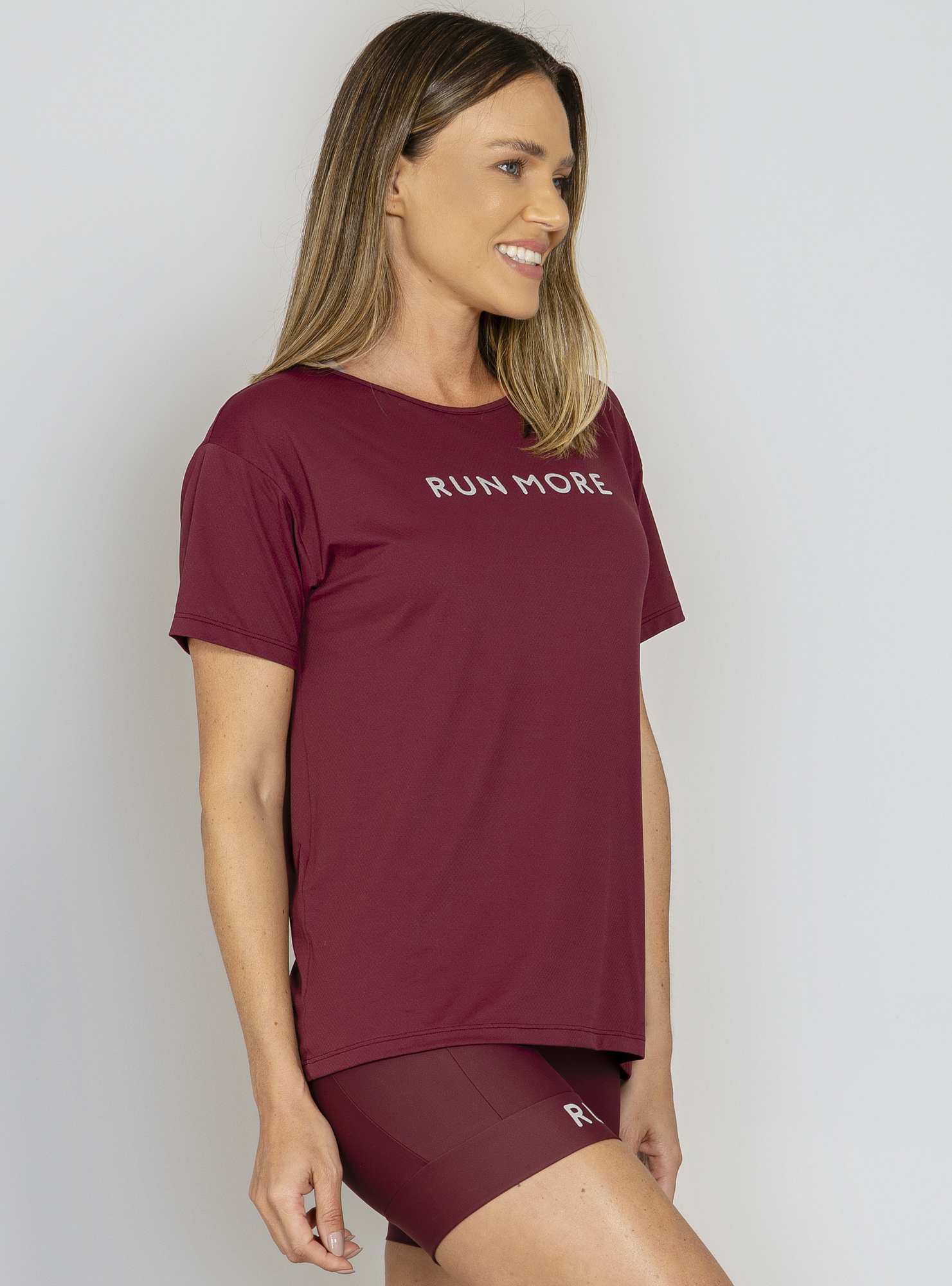 Blusa Run More Power Pace Bordo 03