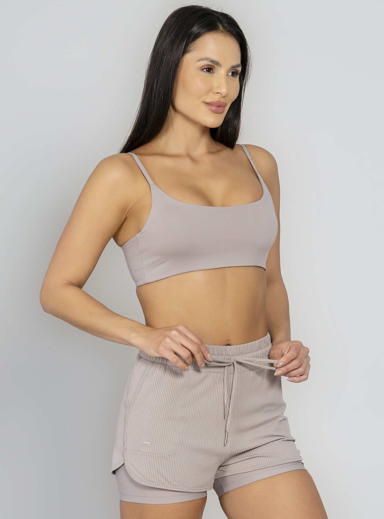 Top Faixa Com Alças Essencial Cinza 28