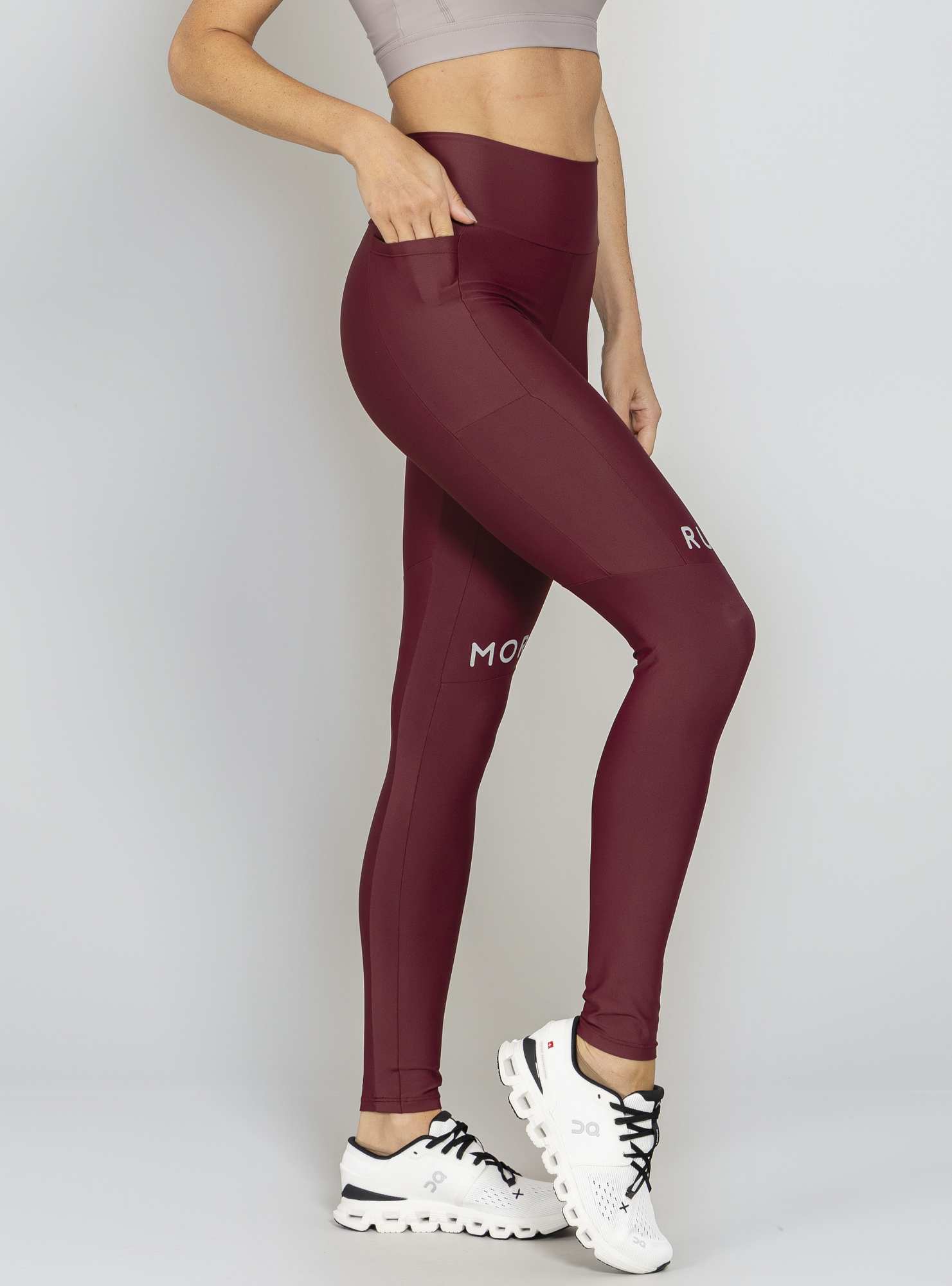 Legging Blocking Power Pace Bordo 03