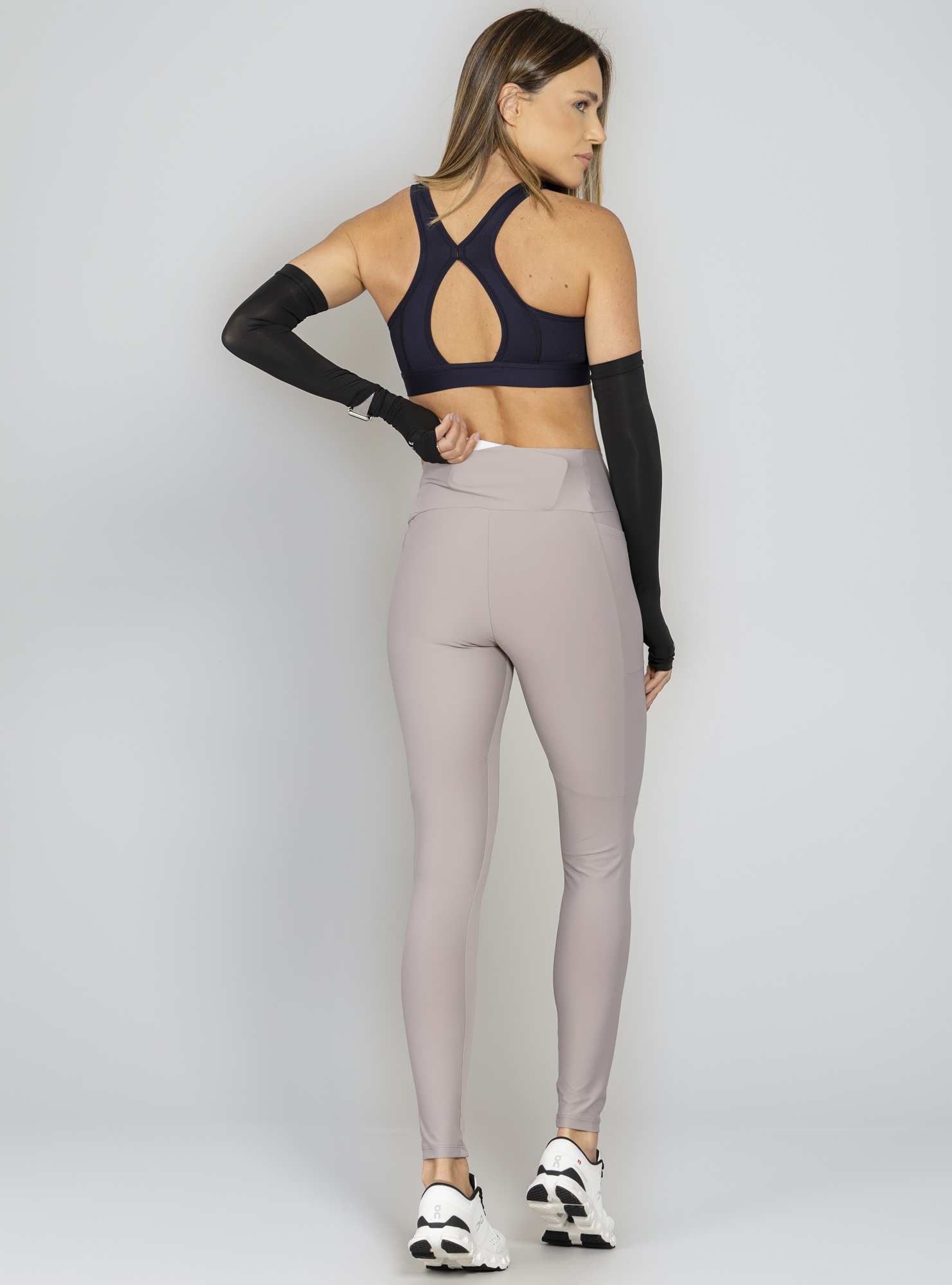 Legging Blocking Power Pace Cinza 28
