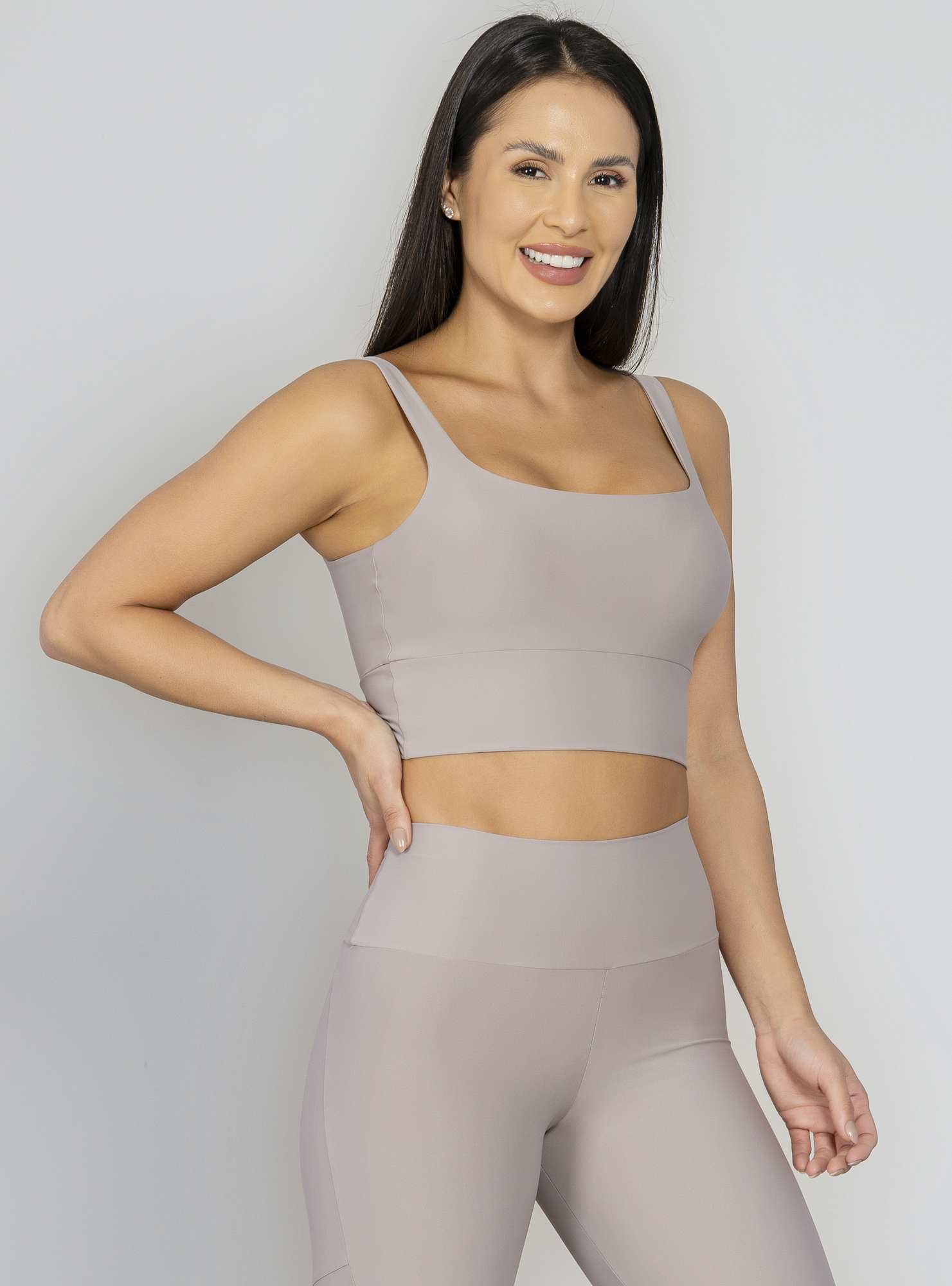 Top Alongado Essencial Cinza 28
