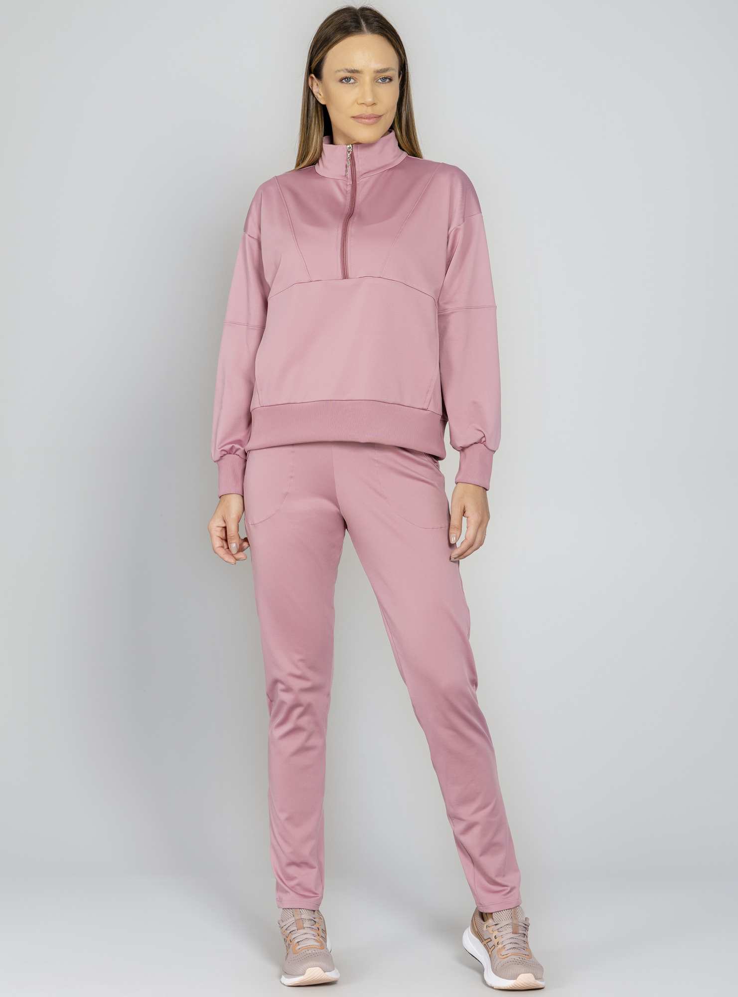 Calça Reta Térmica Comfy Rosa 24