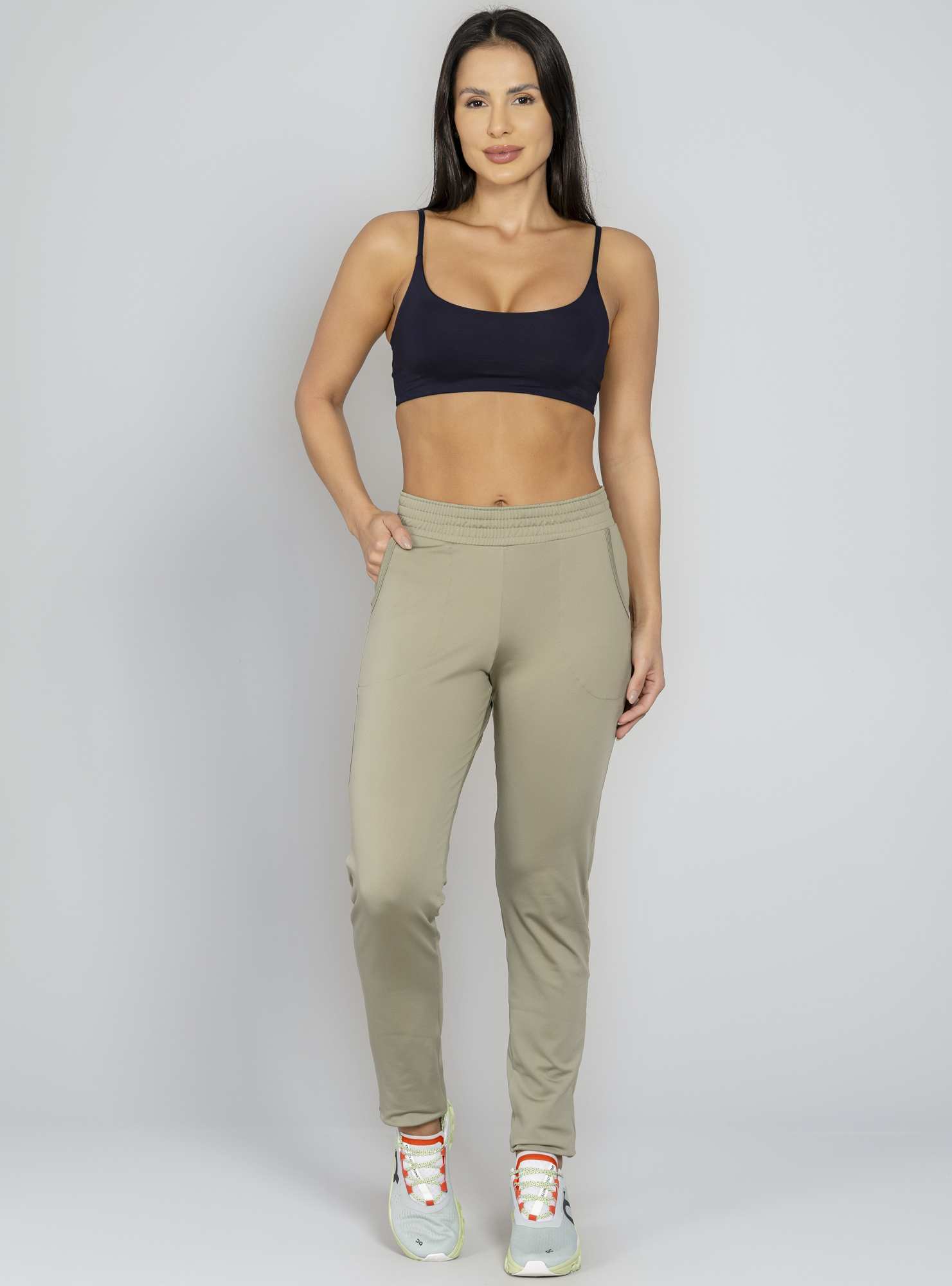 Calça Reta Térmica Comfy Verde 24