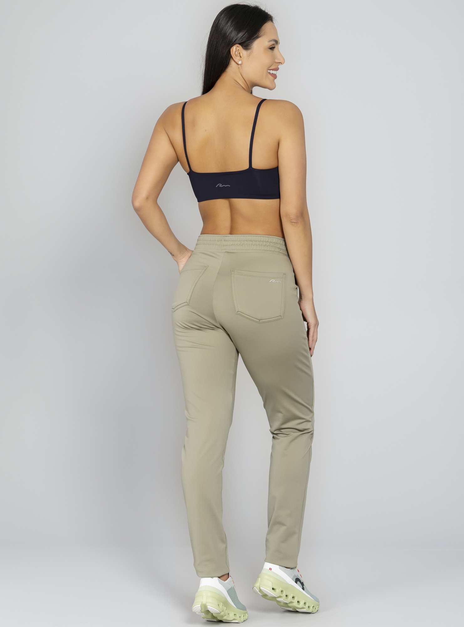 Calça Reta Térmica Comfy Verde 24