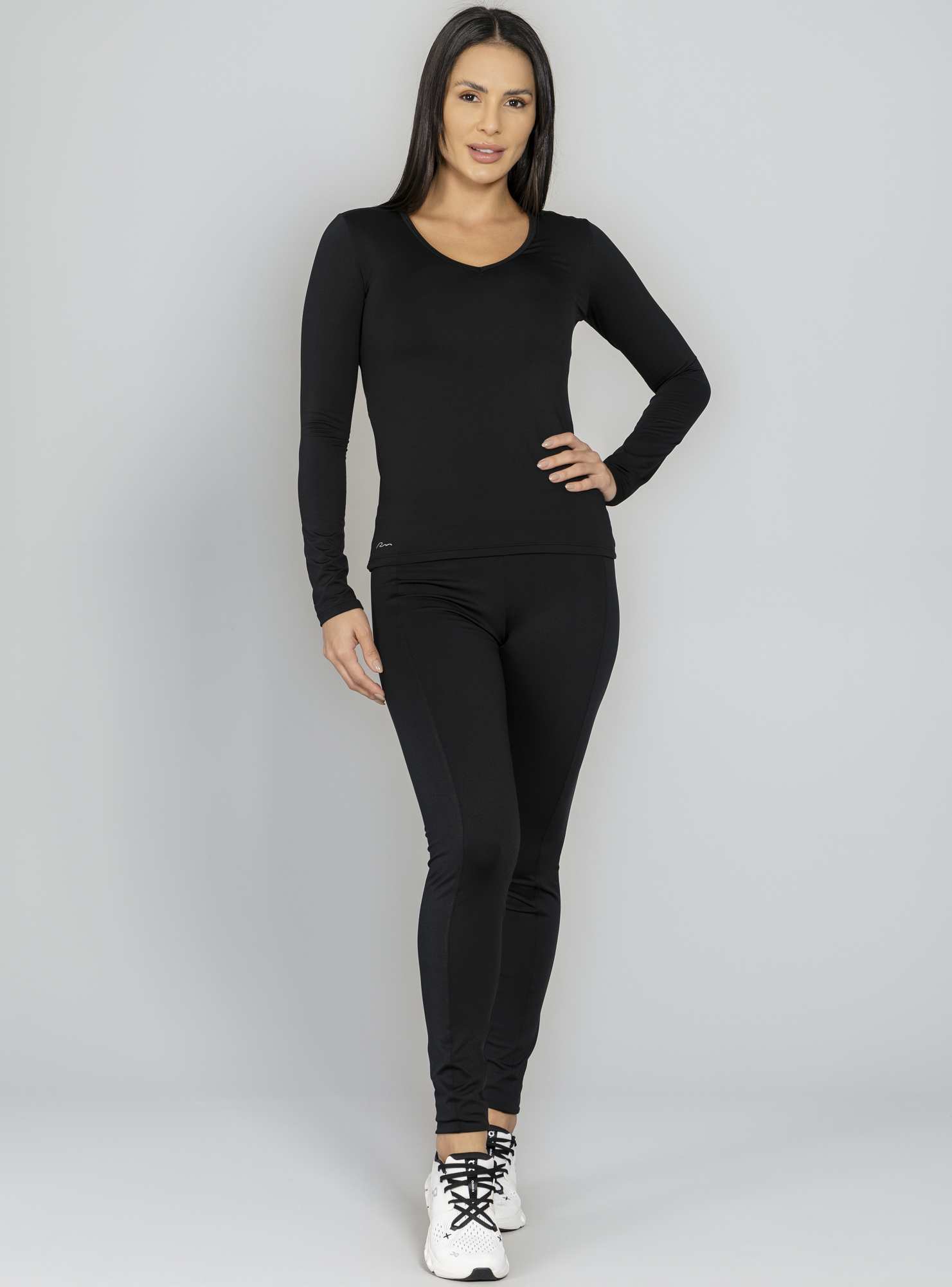Blusa Segunda Pele Térmica Preto