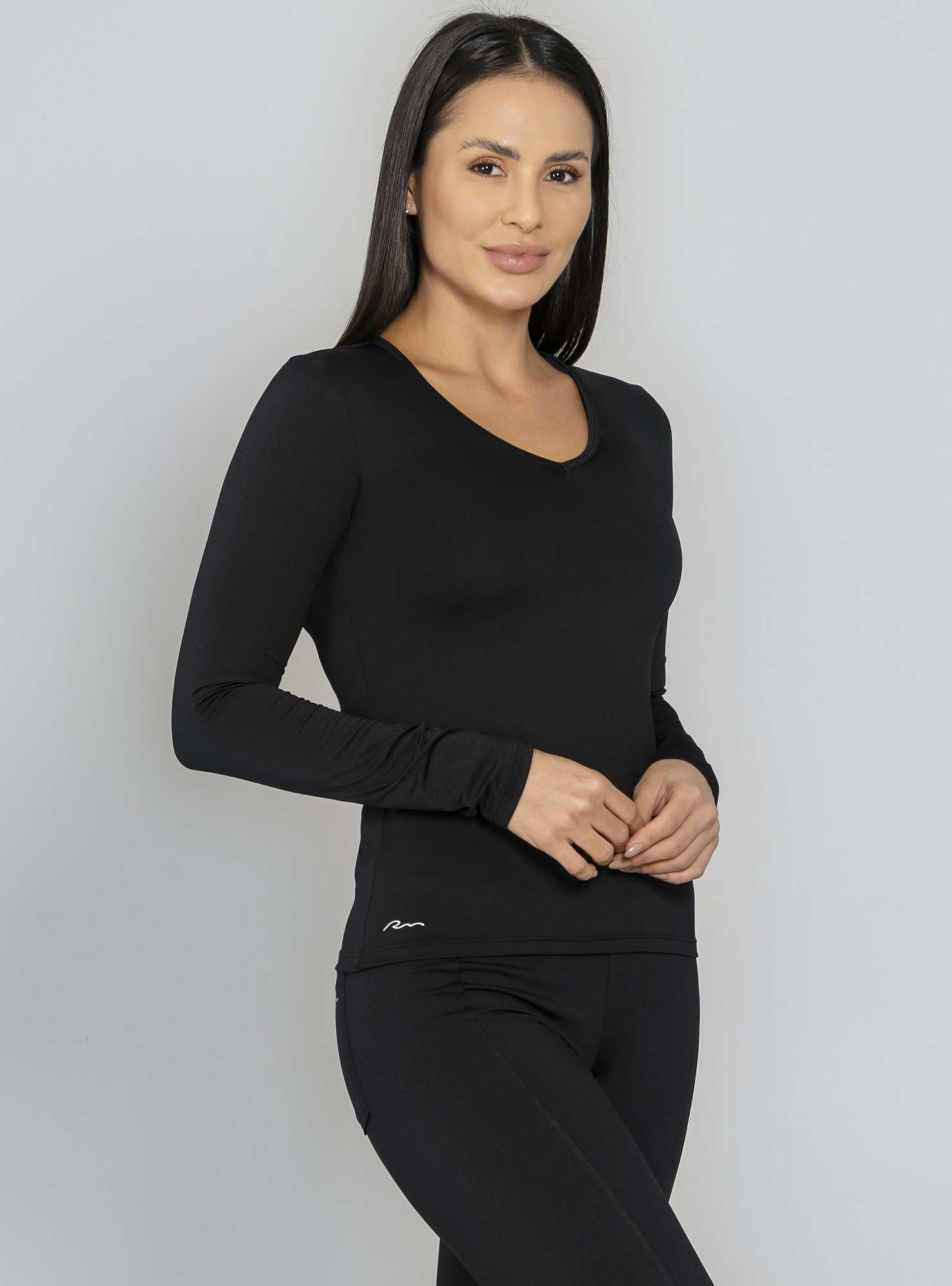 Blusa Segunda Pele Térmica Preto