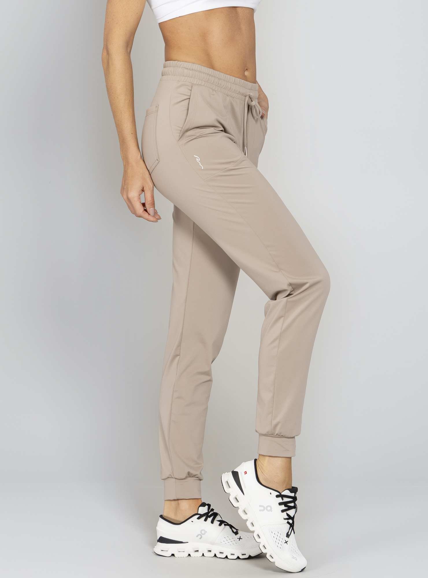 Calça Jogger Térmica Leve Bege 05