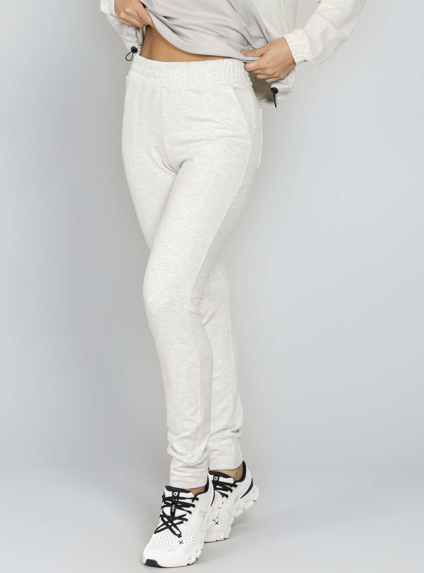 Calça Jogger Moletinho Comfy Mescla 76