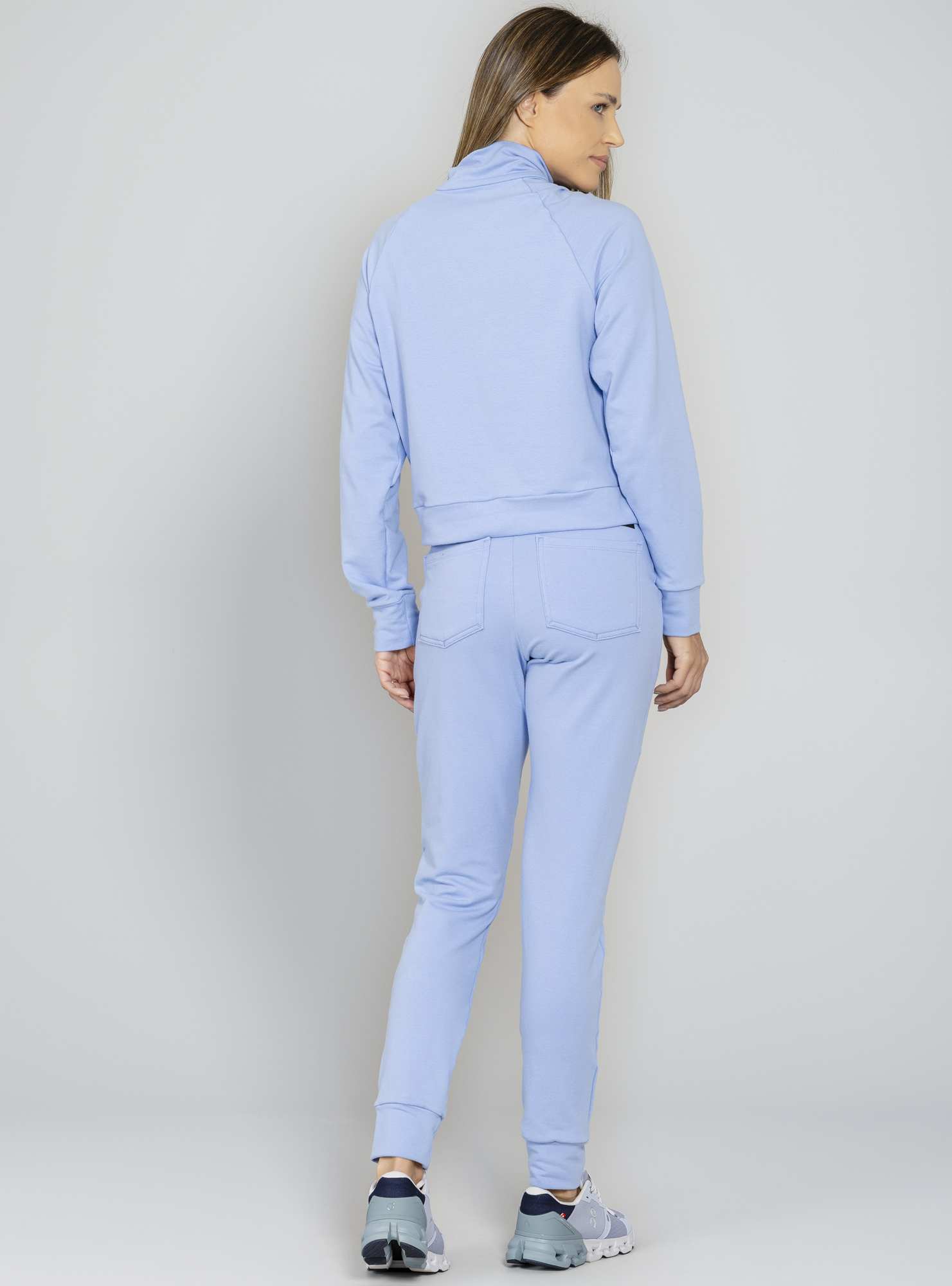 Calça Jogger Moletinho Comfy Azul 14