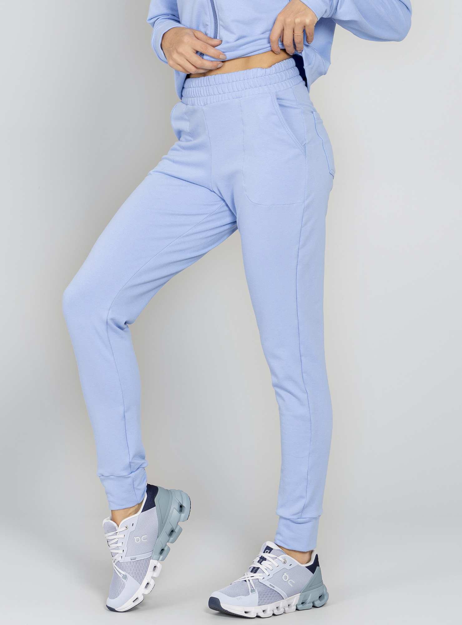 Calça Jogger Moletinho Comfy Azul 14